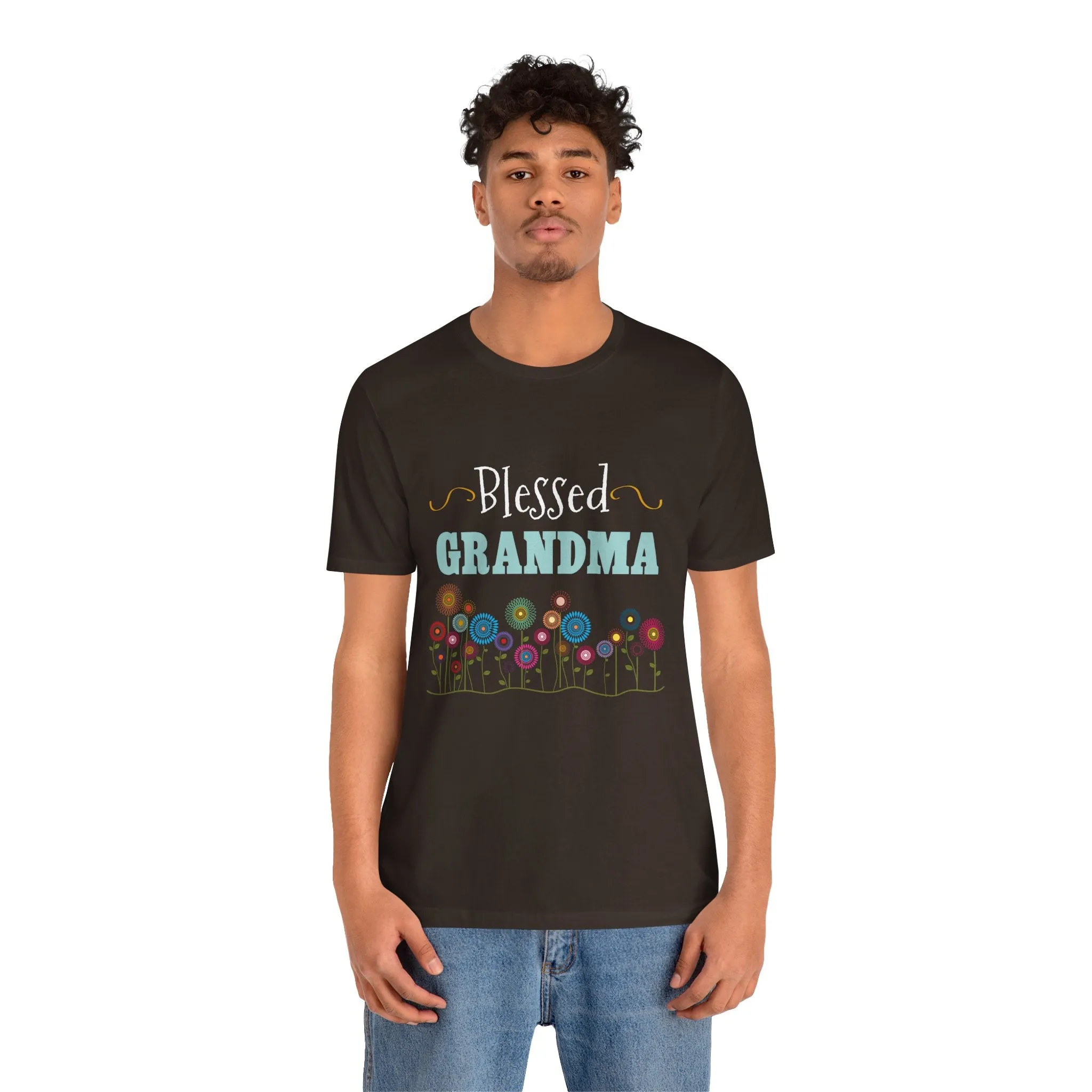 BLESSED GRANDMA - Jersey Tee - 10 COLORS - Sizes to 3 XL