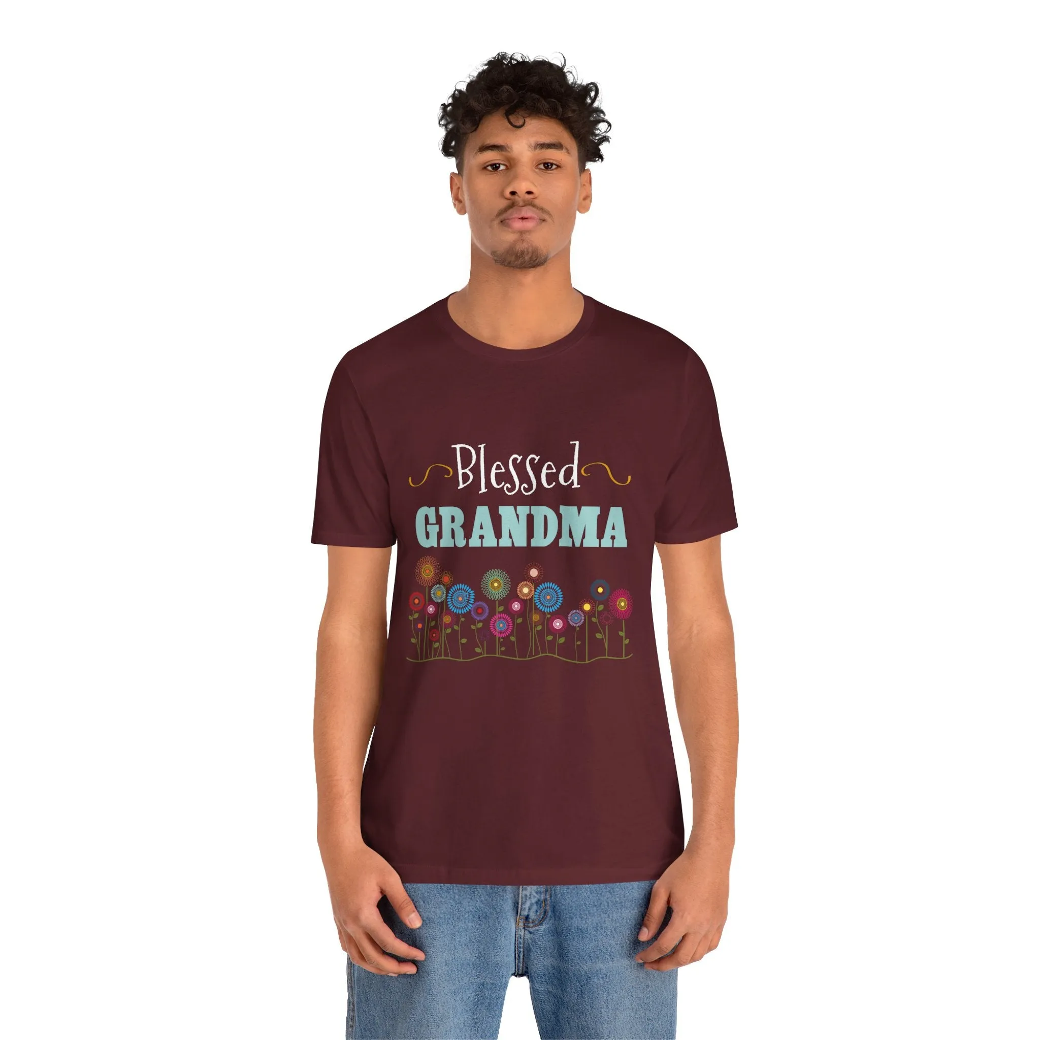 BLESSED GRANDMA - Jersey Tee - 10 COLORS - Sizes to 3 XL