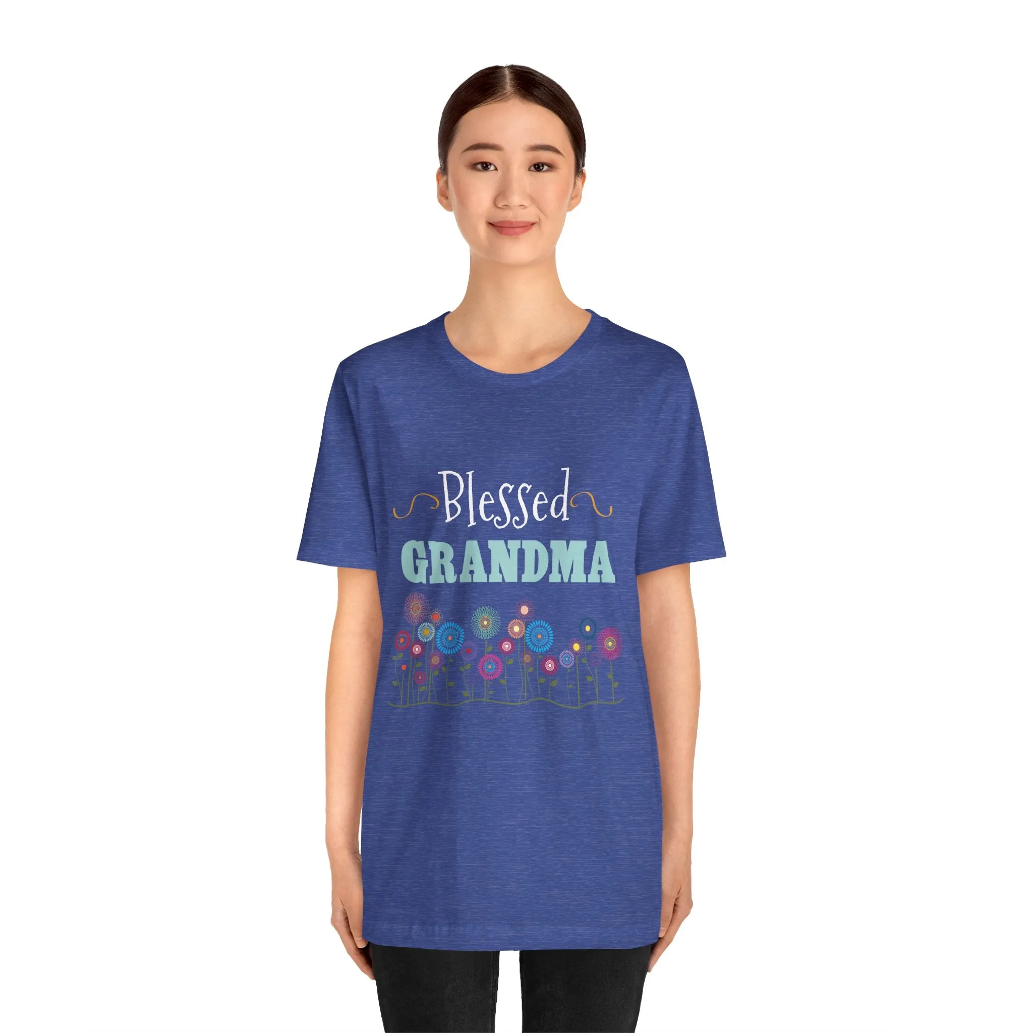 BLESSED GRANDMA - Jersey Tee - 10 COLORS - Sizes to 3 XL