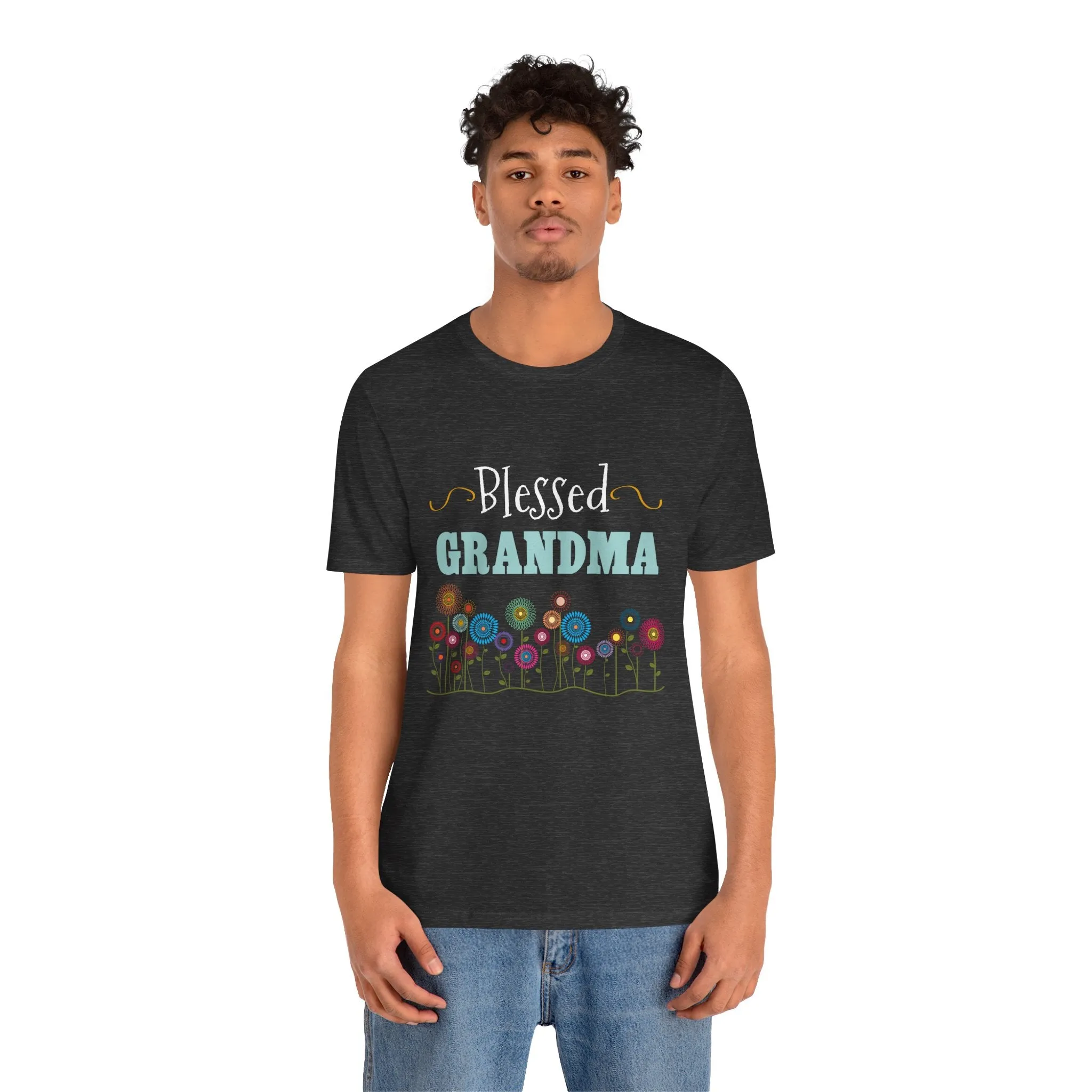 BLESSED GRANDMA - Jersey Tee - 10 COLORS - Sizes to 3 XL