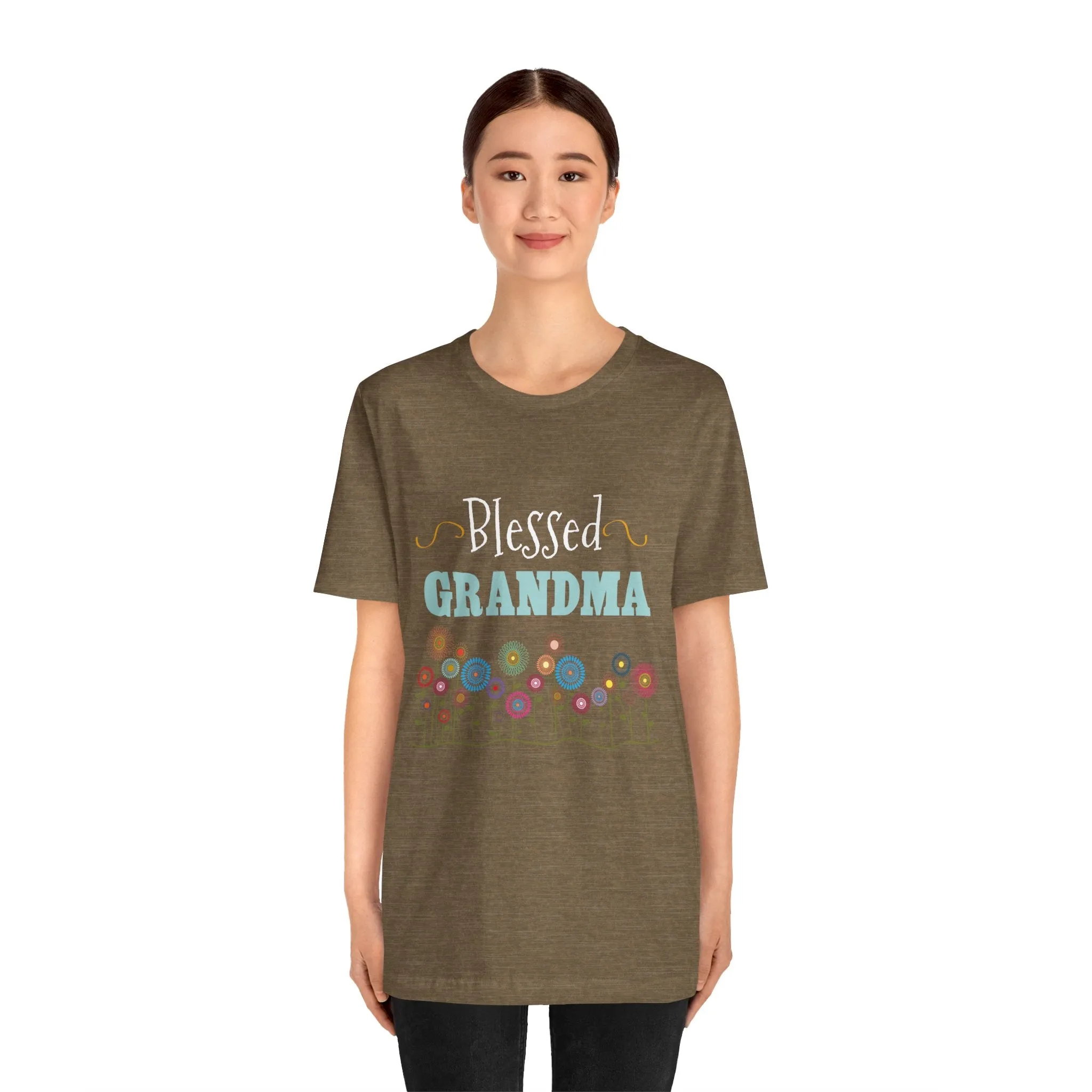 BLESSED GRANDMA - Jersey Tee - 10 COLORS - Sizes to 3 XL