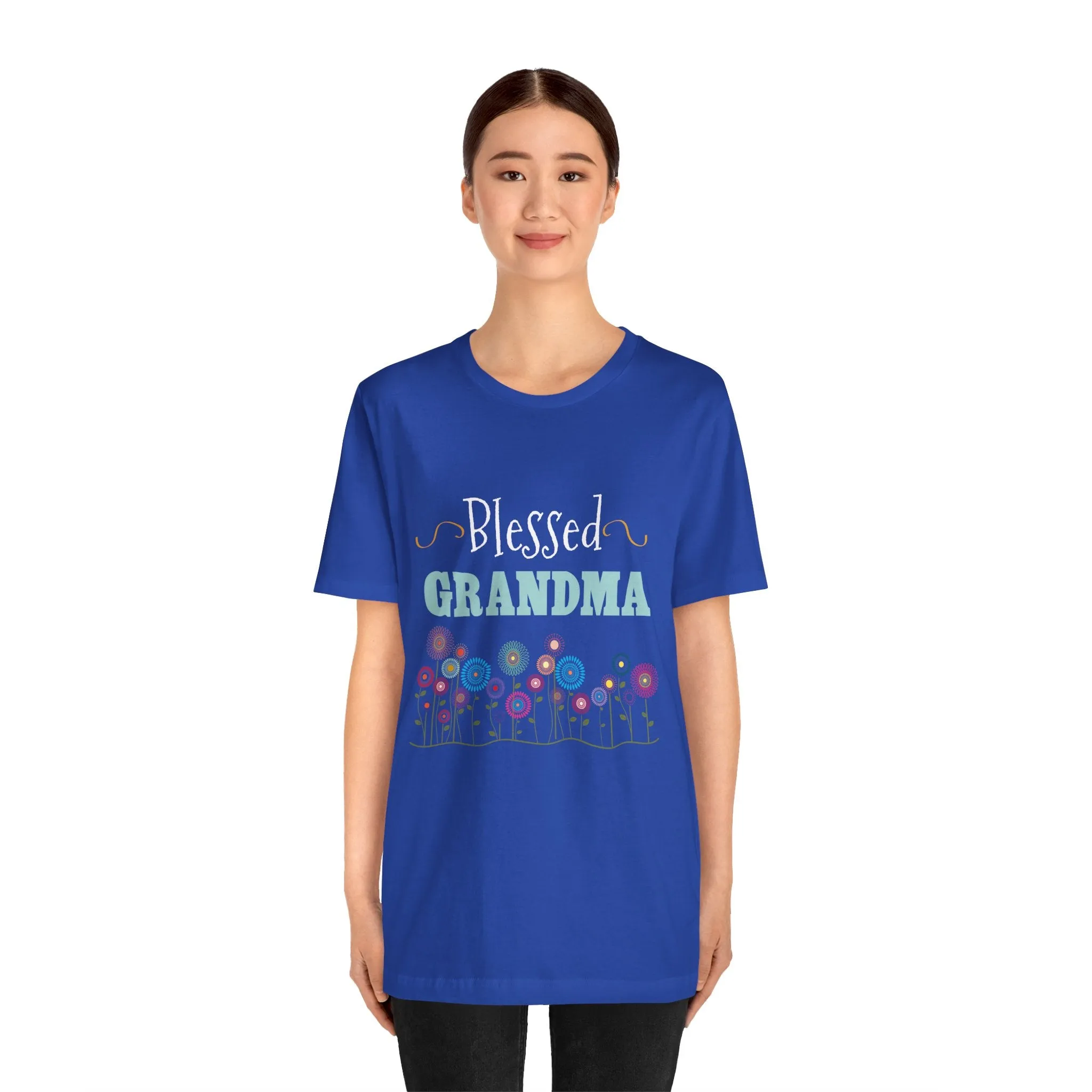 BLESSED GRANDMA - Jersey Tee - 10 COLORS - Sizes to 3 XL