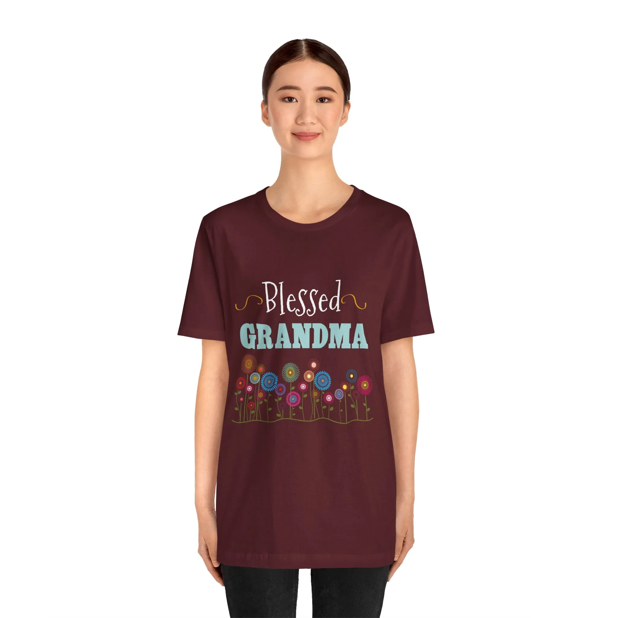 BLESSED GRANDMA - Jersey Tee - 10 COLORS - Sizes to 3 XL