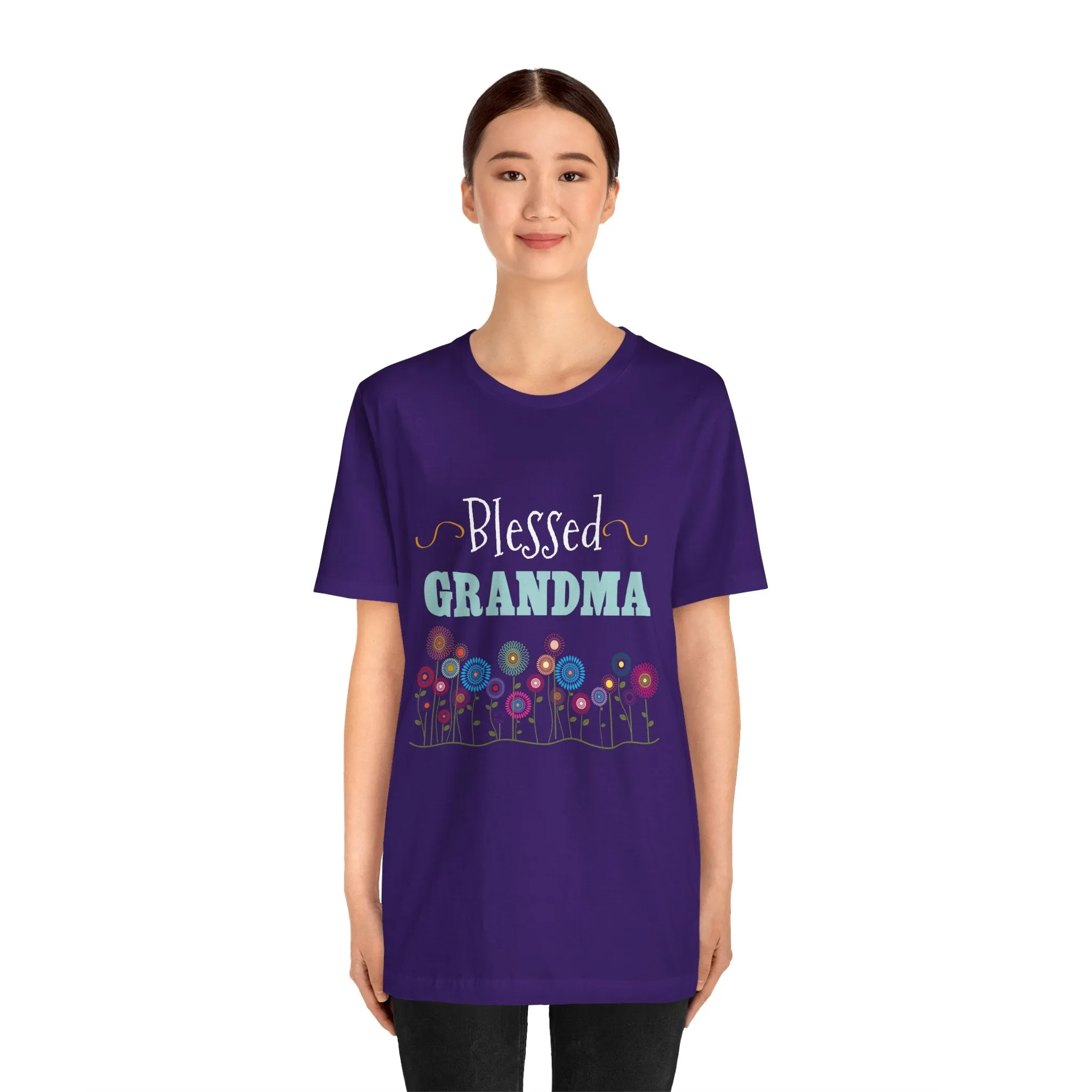 BLESSED GRANDMA - Jersey Tee - 10 COLORS - Sizes to 3 XL