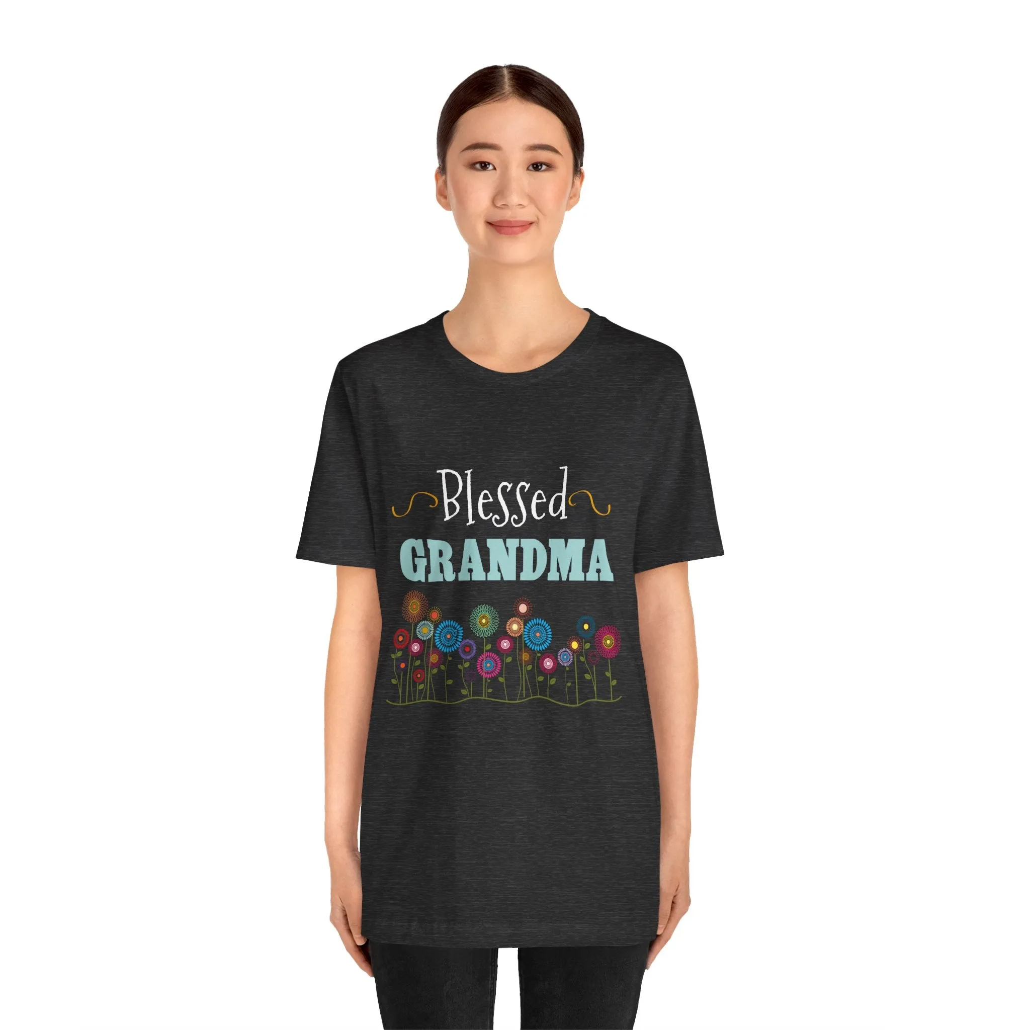 BLESSED GRANDMA - Jersey Tee - 10 COLORS - Sizes to 3 XL