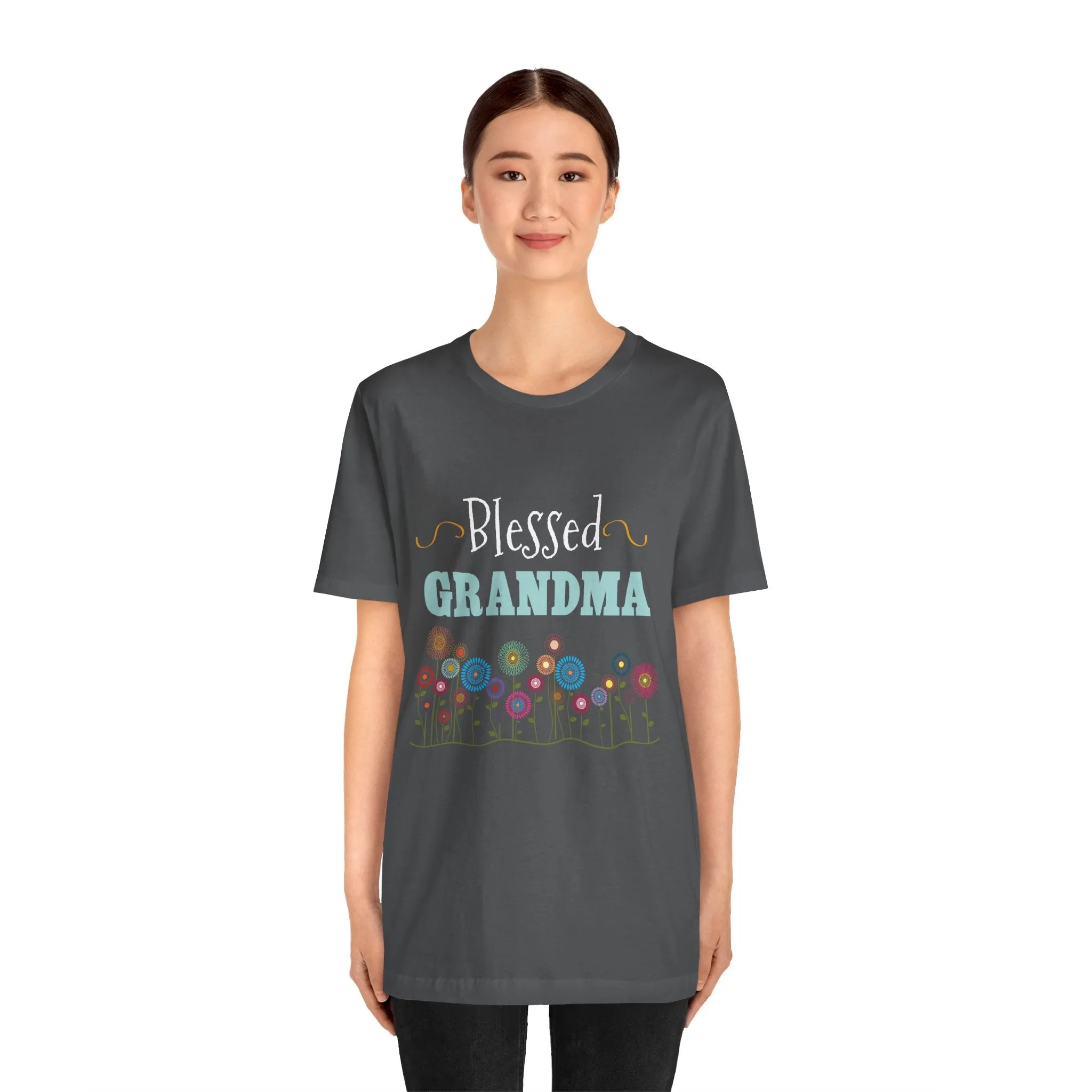 BLESSED GRANDMA - Jersey Tee - 10 COLORS - Sizes to 3 XL