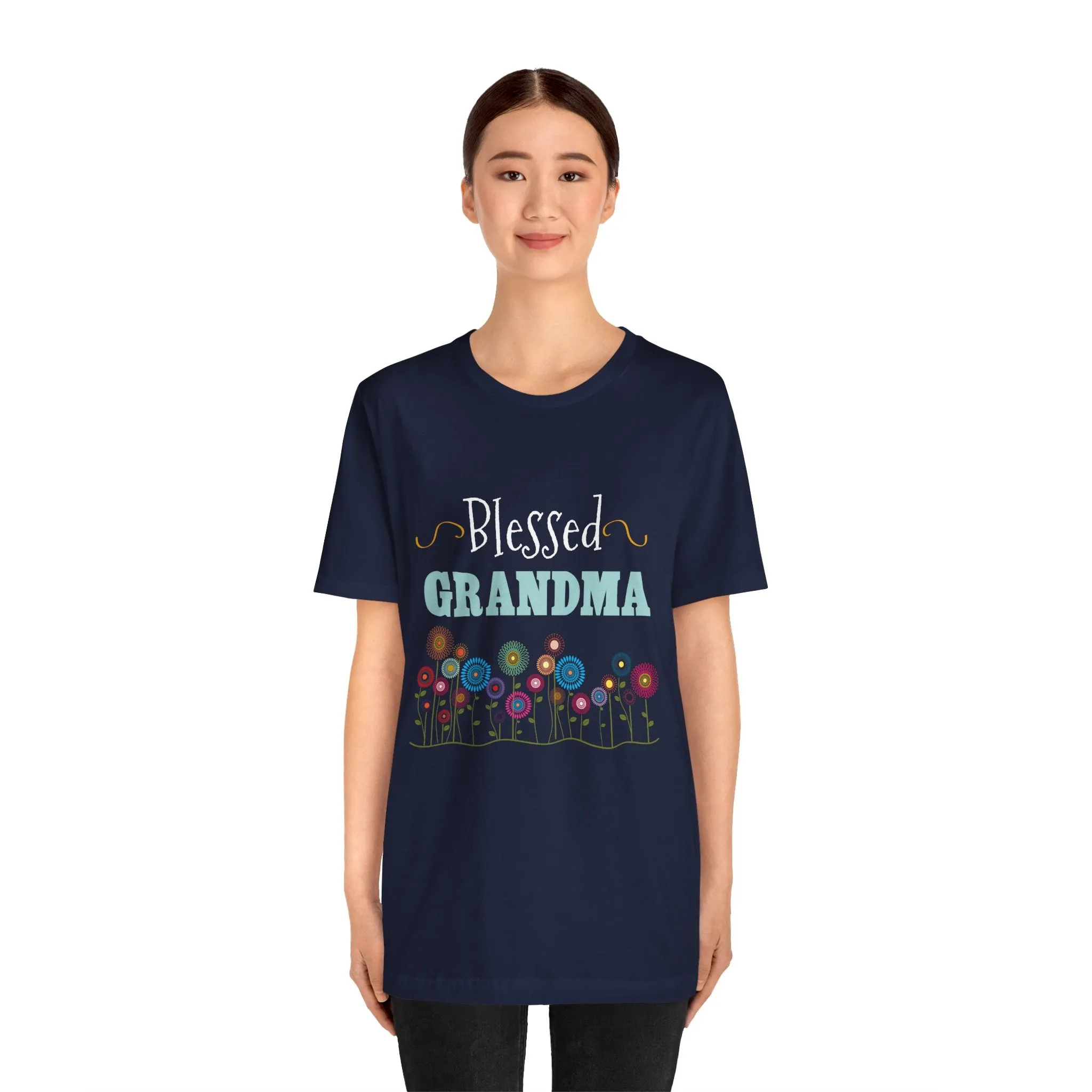 BLESSED GRANDMA - Jersey Tee - 10 COLORS - Sizes to 3 XL