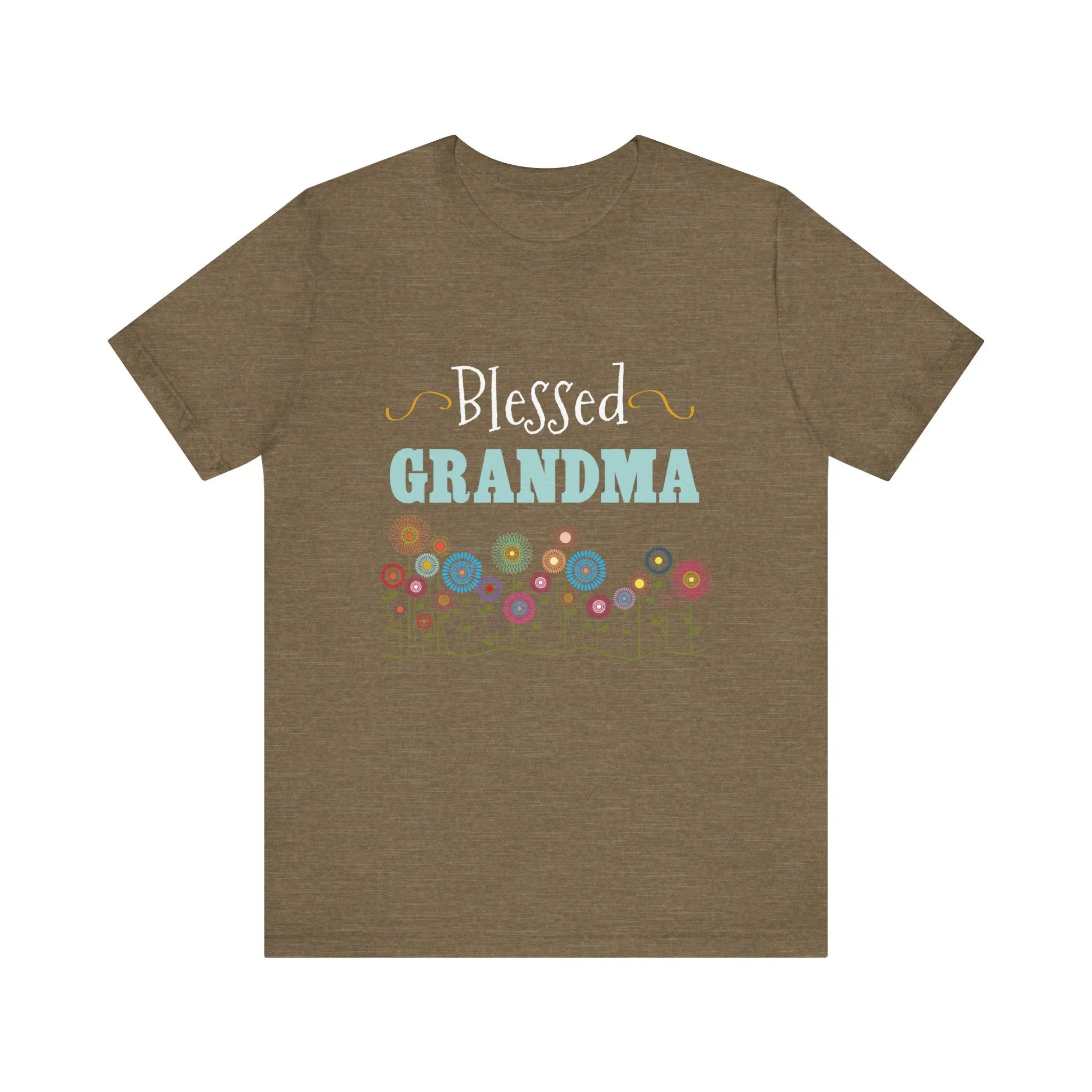 BLESSED GRANDMA - Jersey Tee - 10 COLORS - Sizes to 3 XL