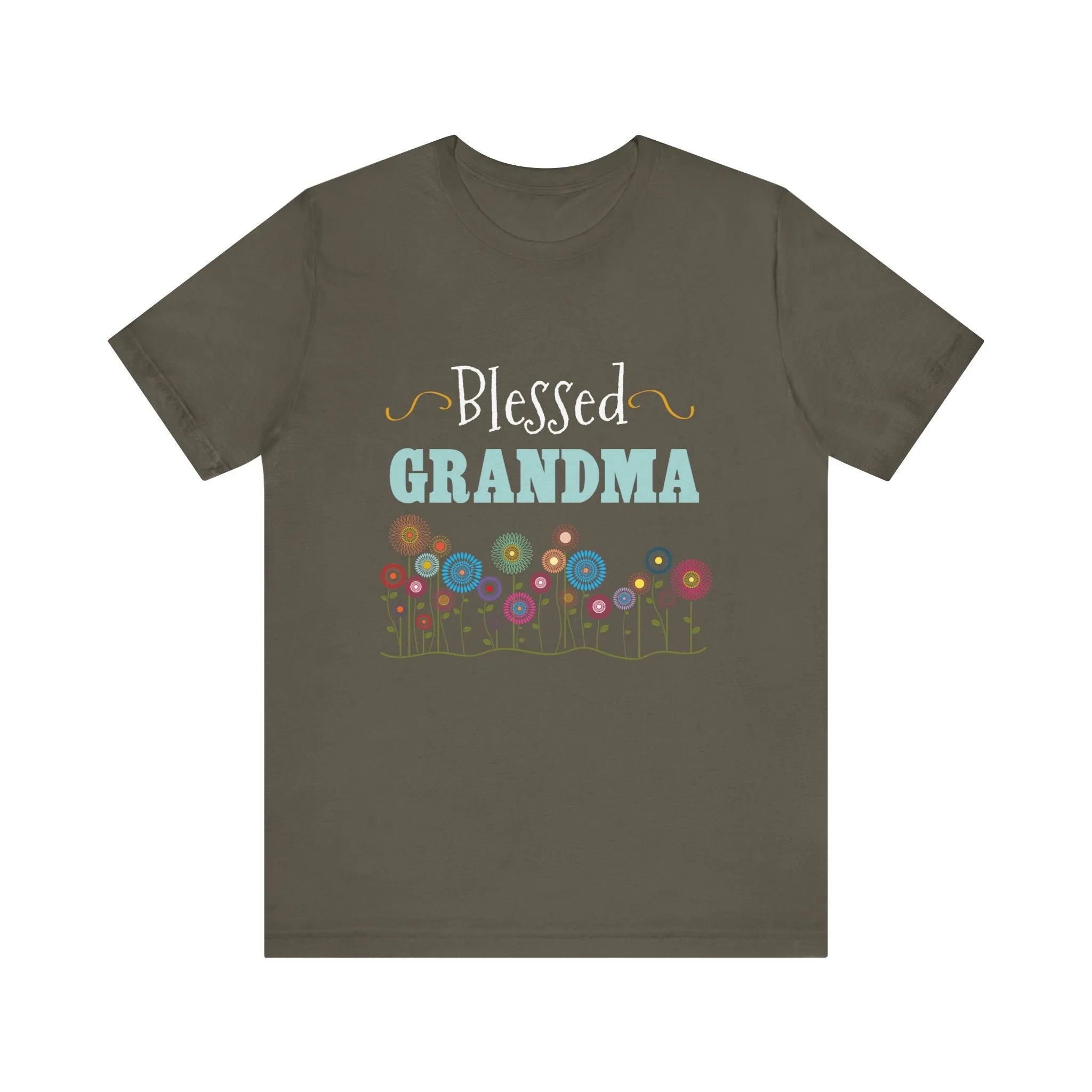 BLESSED GRANDMA - Jersey Tee - 10 COLORS - Sizes to 3 XL