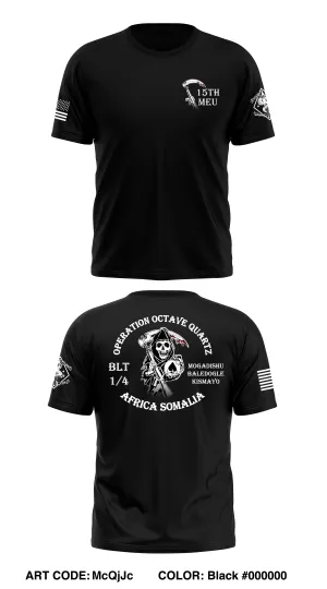 blt 1-4 15th meu Core Men's SS Performance Tee - McQjJc