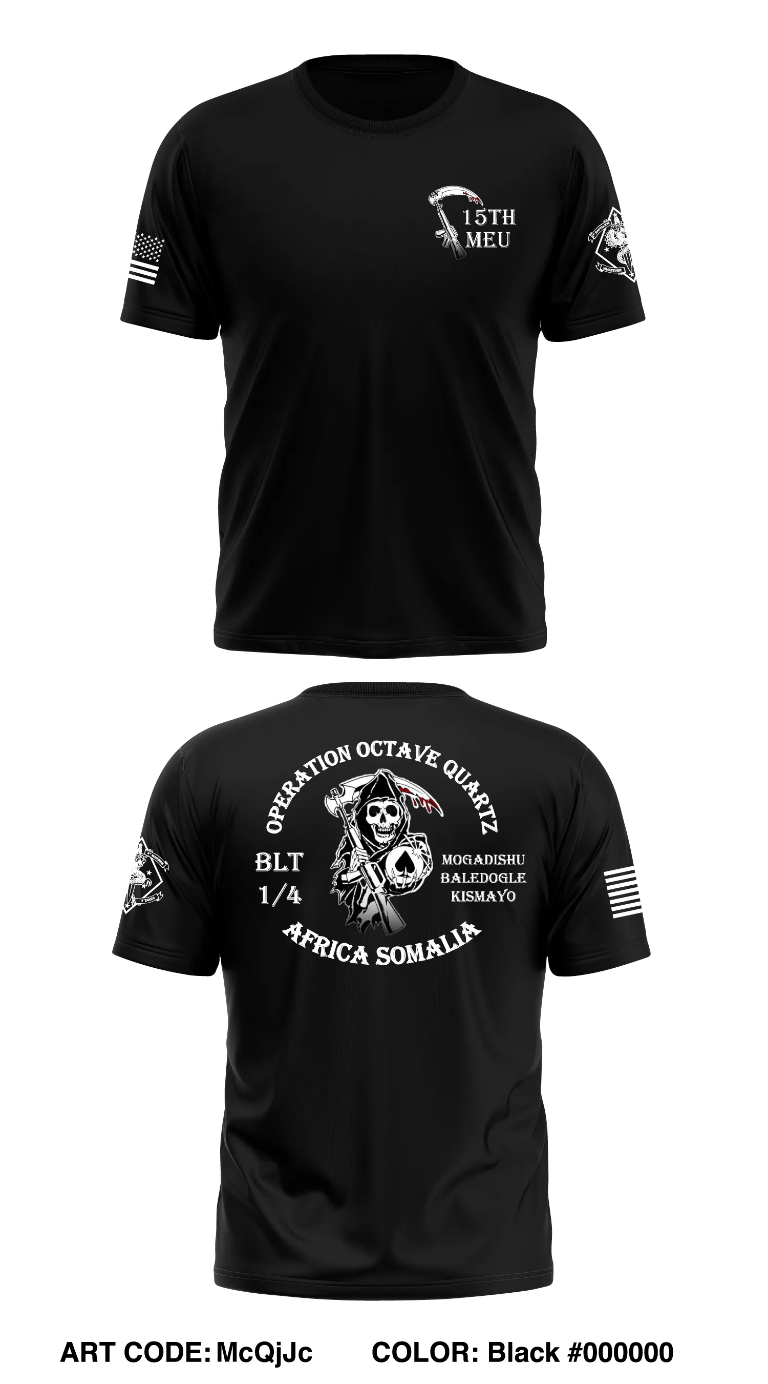 blt 1-4 15th meu Core Men's SS Performance Tee - McQjJc