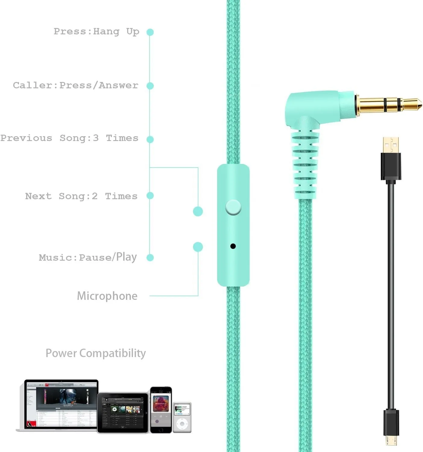 Bluetooth Headphones, XBT-80 Folding Stereo Wireless Bluetooth Headphones over Ear with Microphone and Volume Control, Wireless and Wired Headset for Pc/Cell Phones/Tv/Gym (Purple Green)