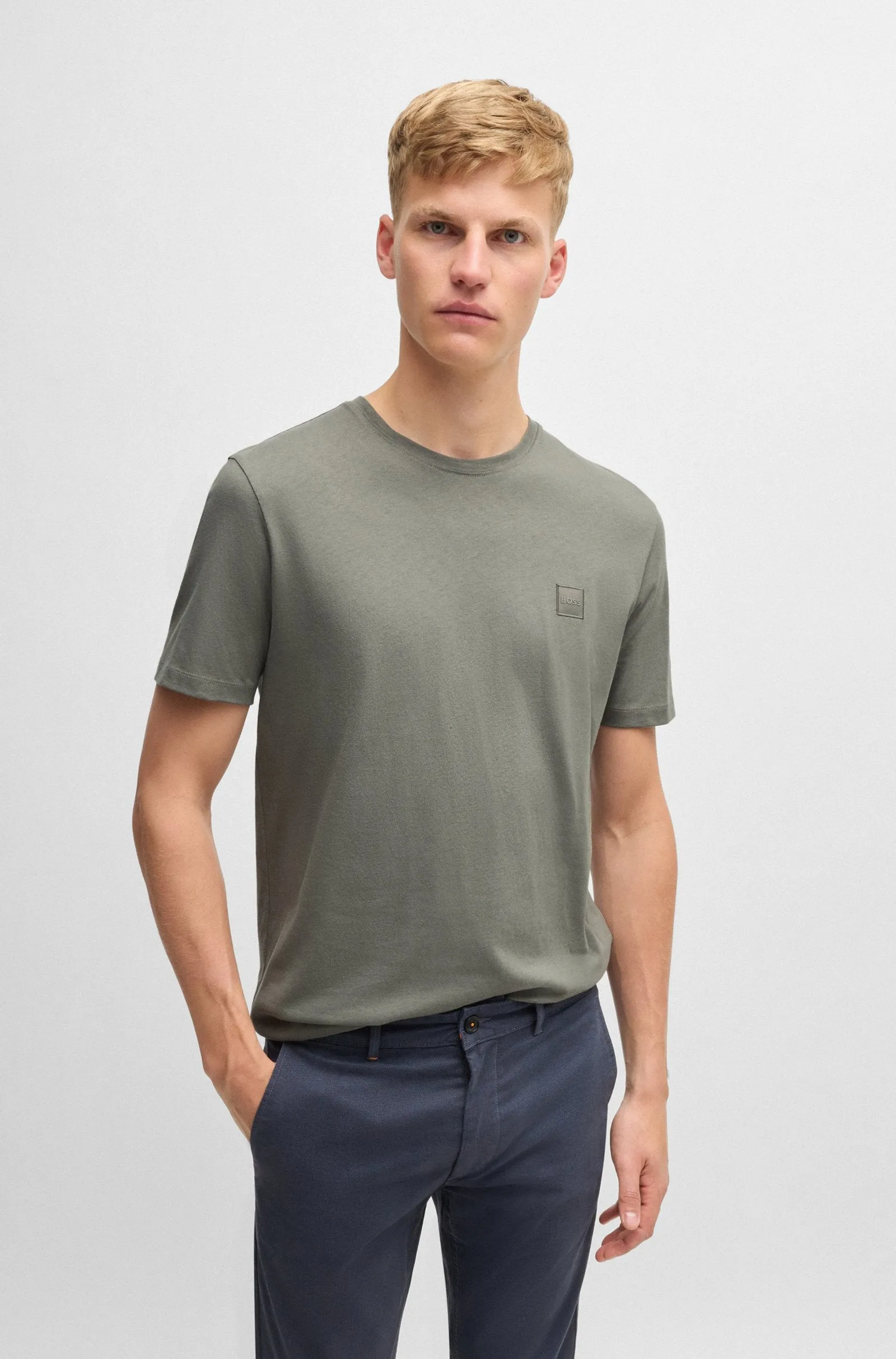 BOSS T-Shirts Regular Fit,Relaxed Fit in Cotton - TALES 10242631 02-50508584