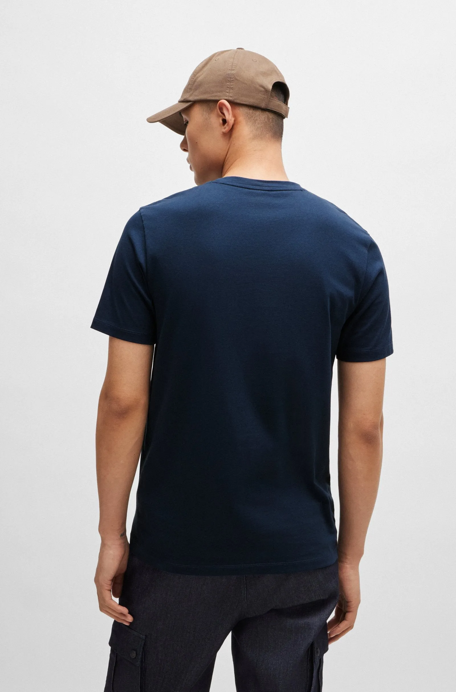 BOSS T-Shirts Regular Fit,Relaxed Fit in Cotton - TALES 10242631 02-50508584