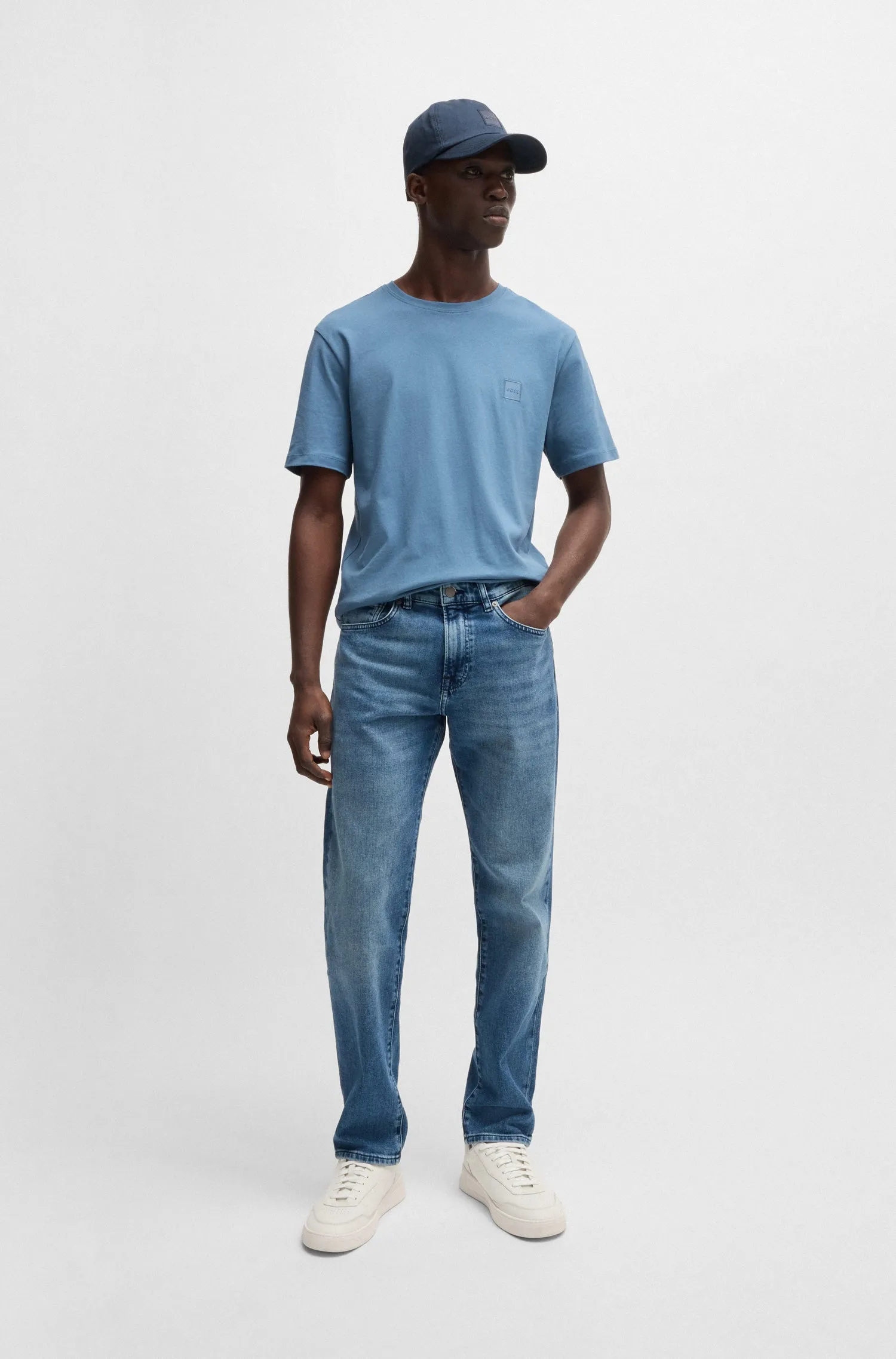 BOSS T-Shirts Regular Fit,Relaxed Fit in Cotton - TALES 10242631 02-50508584