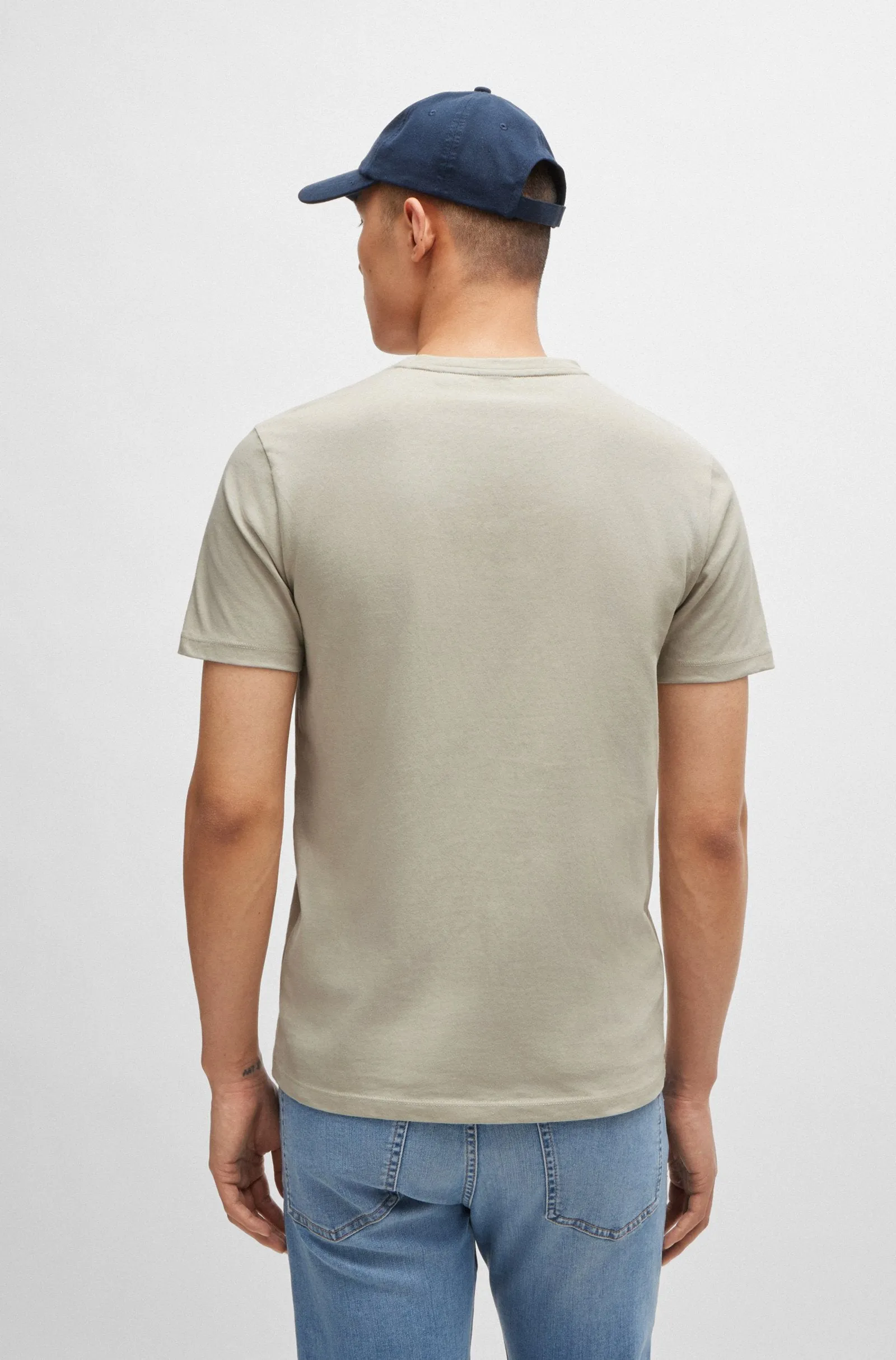 BOSS T-Shirts Regular Fit,Relaxed Fit in Cotton - TALES 10242631 02-50508584