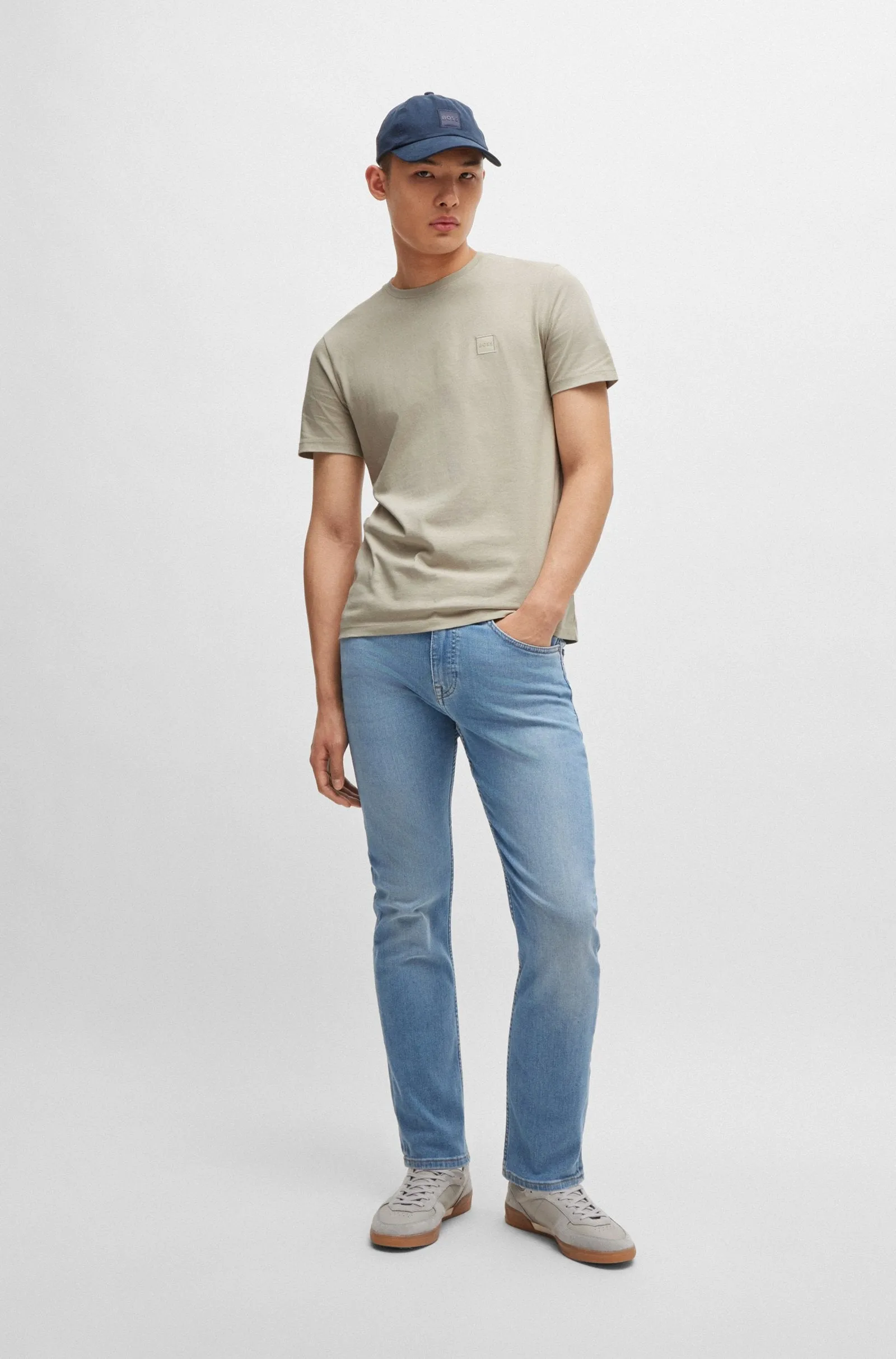 BOSS T-Shirts Regular Fit,Relaxed Fit in Cotton - TALES 10242631 02-50508584
