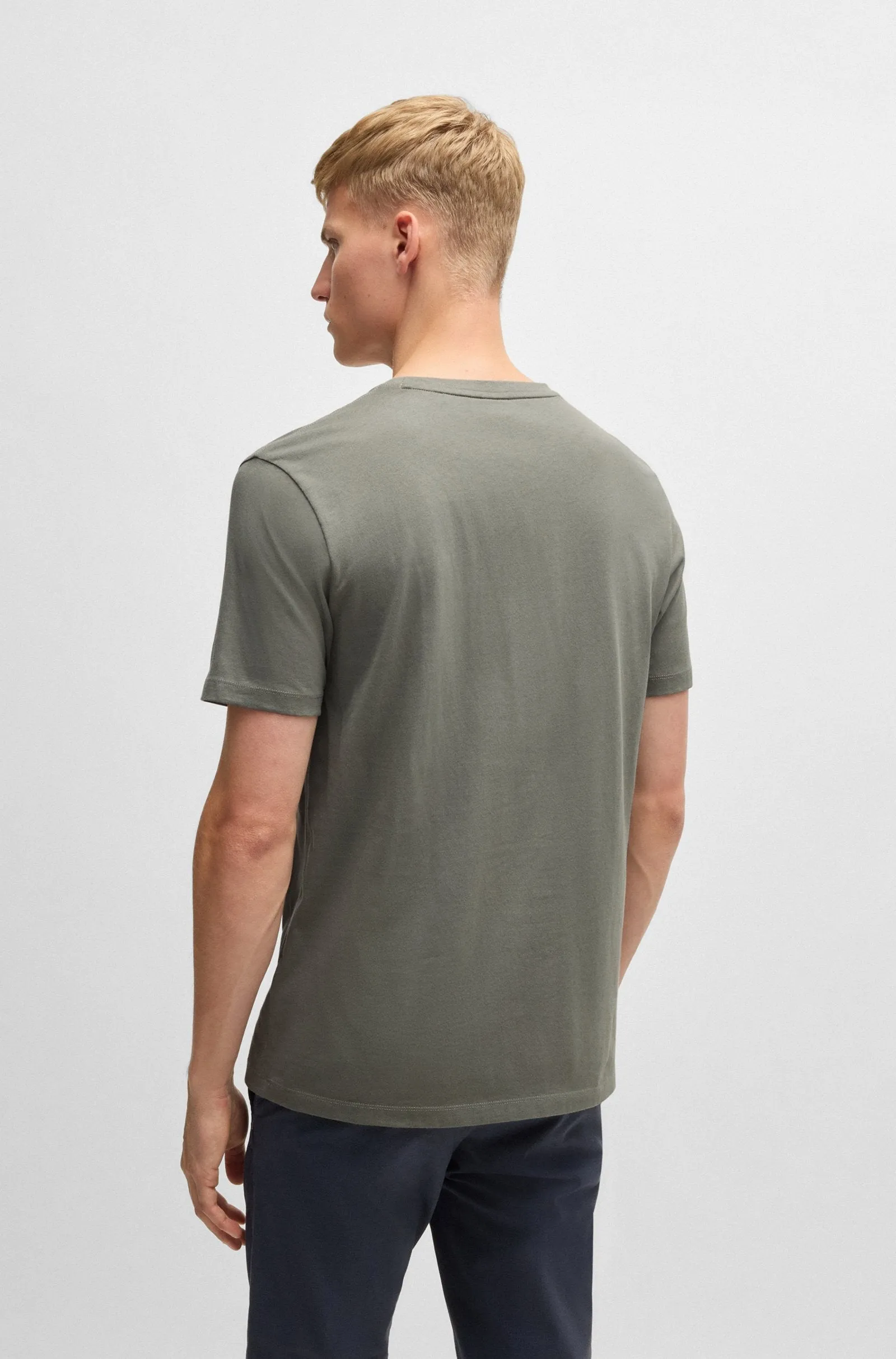 BOSS T-Shirts Regular Fit,Relaxed Fit in Cotton - TALES 10242631 02-50508584