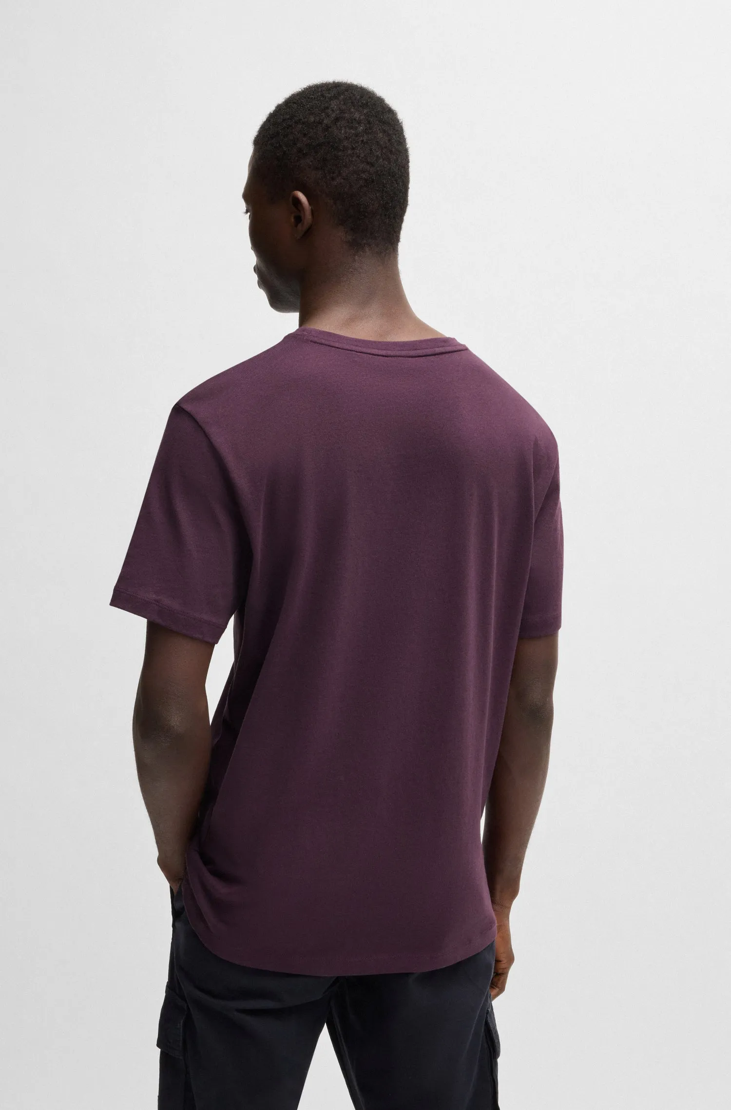 BOSS T-Shirts Regular Fit,Relaxed Fit in Cotton - TALES 10242631 02-50508584