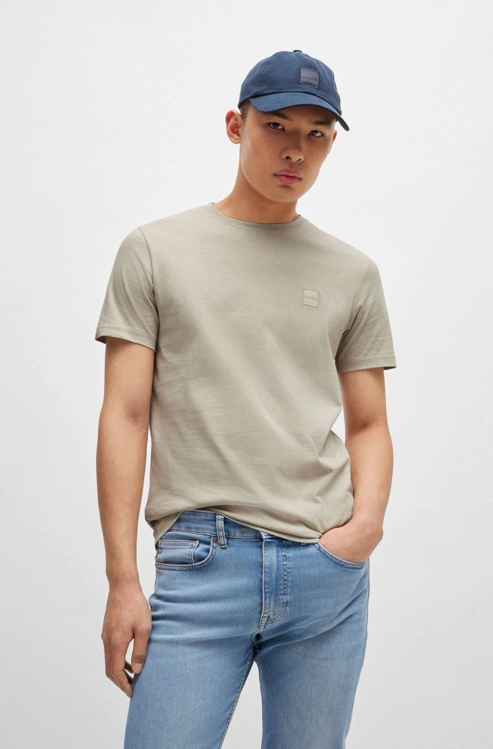 BOSS T-Shirts Regular Fit,Relaxed Fit in Cotton - TALES 10242631 02-50508584