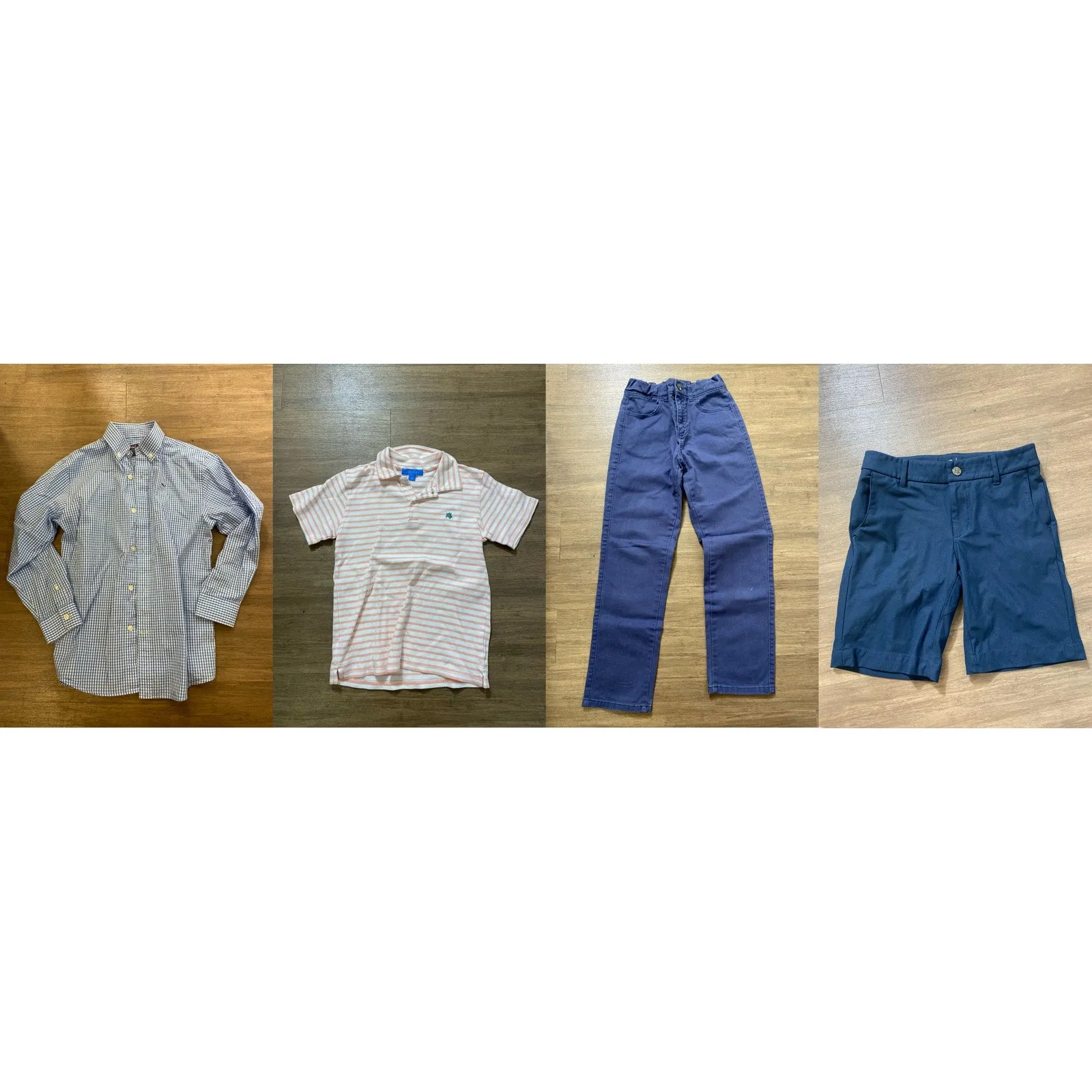 Boy's Bundle of 4 Shirts, Shorts and Pants Sz 10