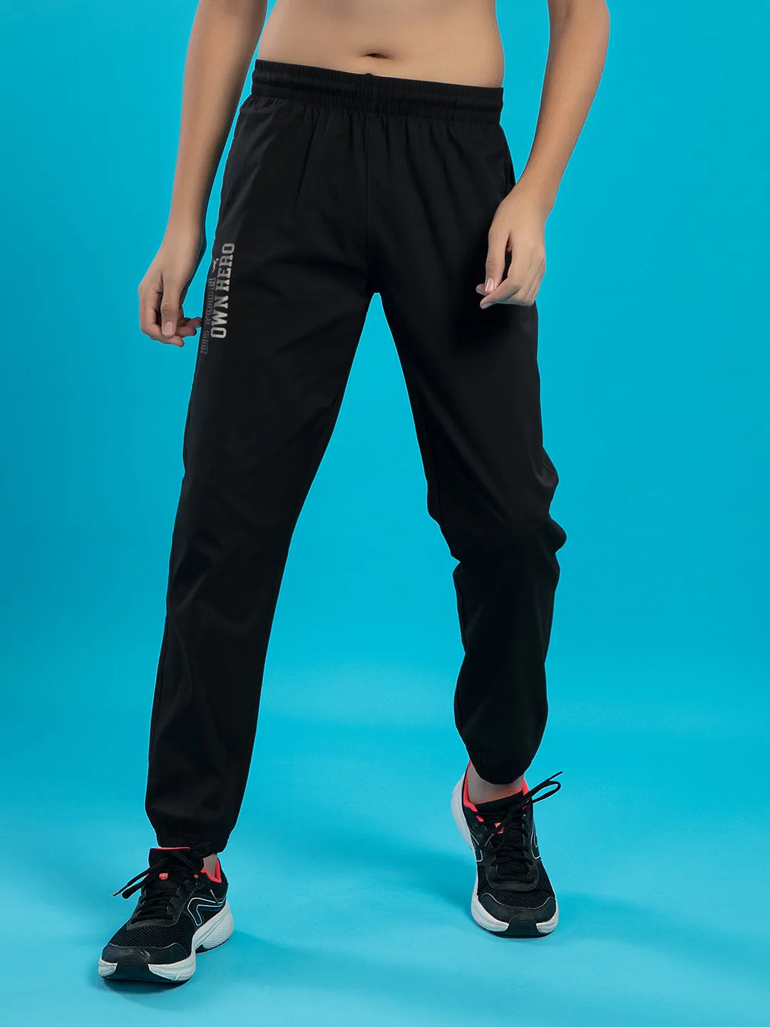 Boys Printed Slim Fit Joggers with TECHNO GUARD
