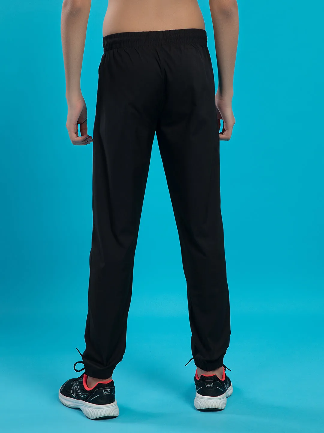Boys Printed Slim Fit Joggers with TECHNO GUARD
