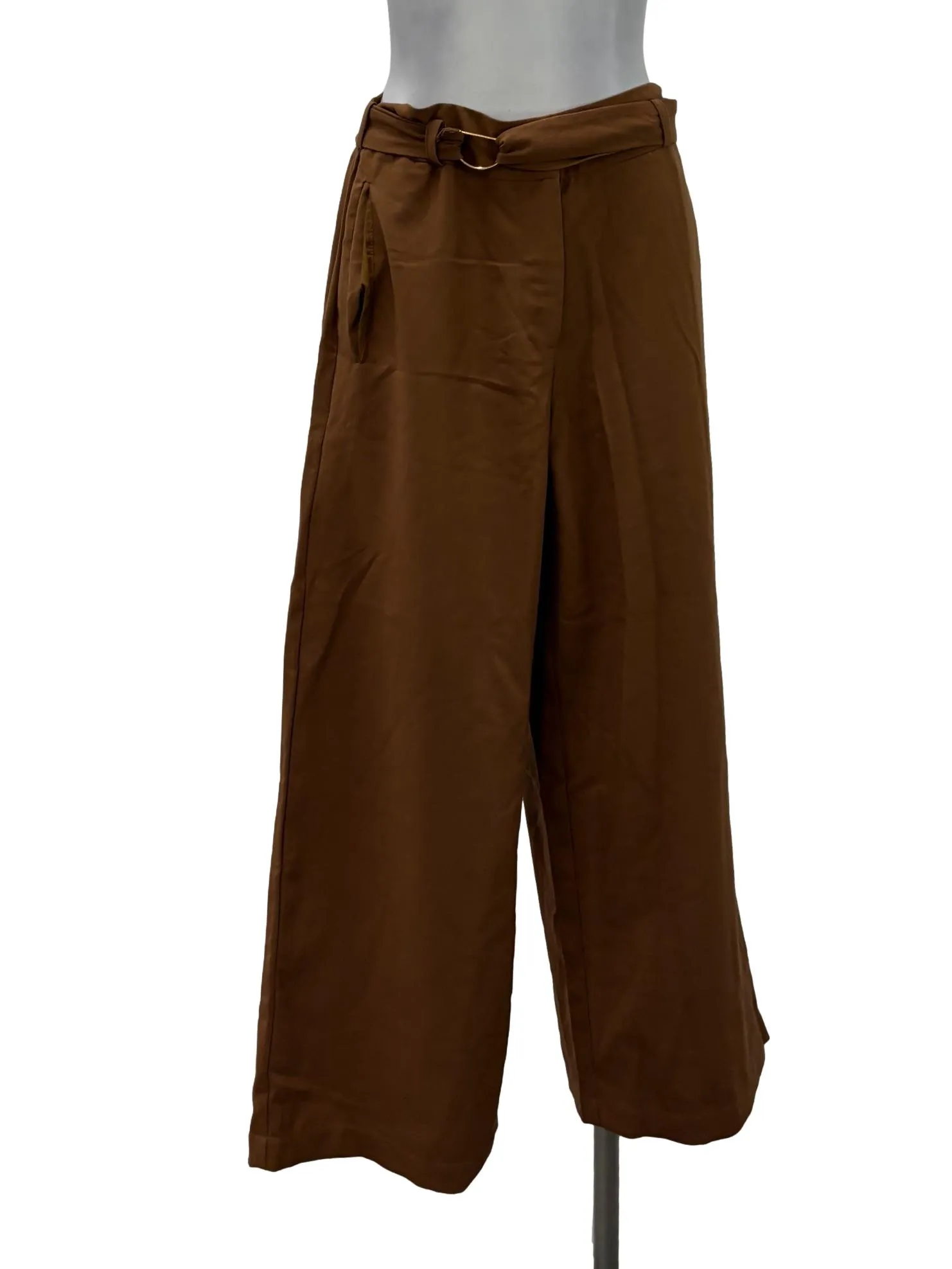 Brown Belted Pants