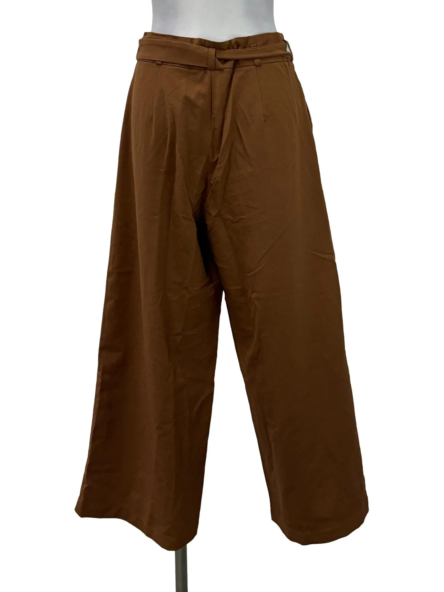 Brown Belted Pants