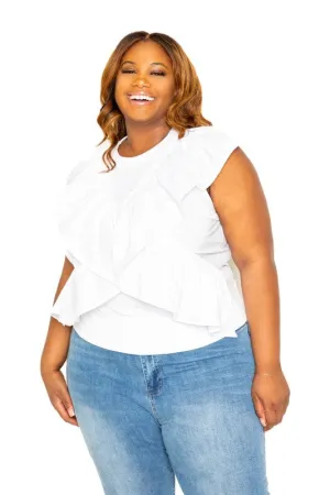 Butterfly Ruffle Top
