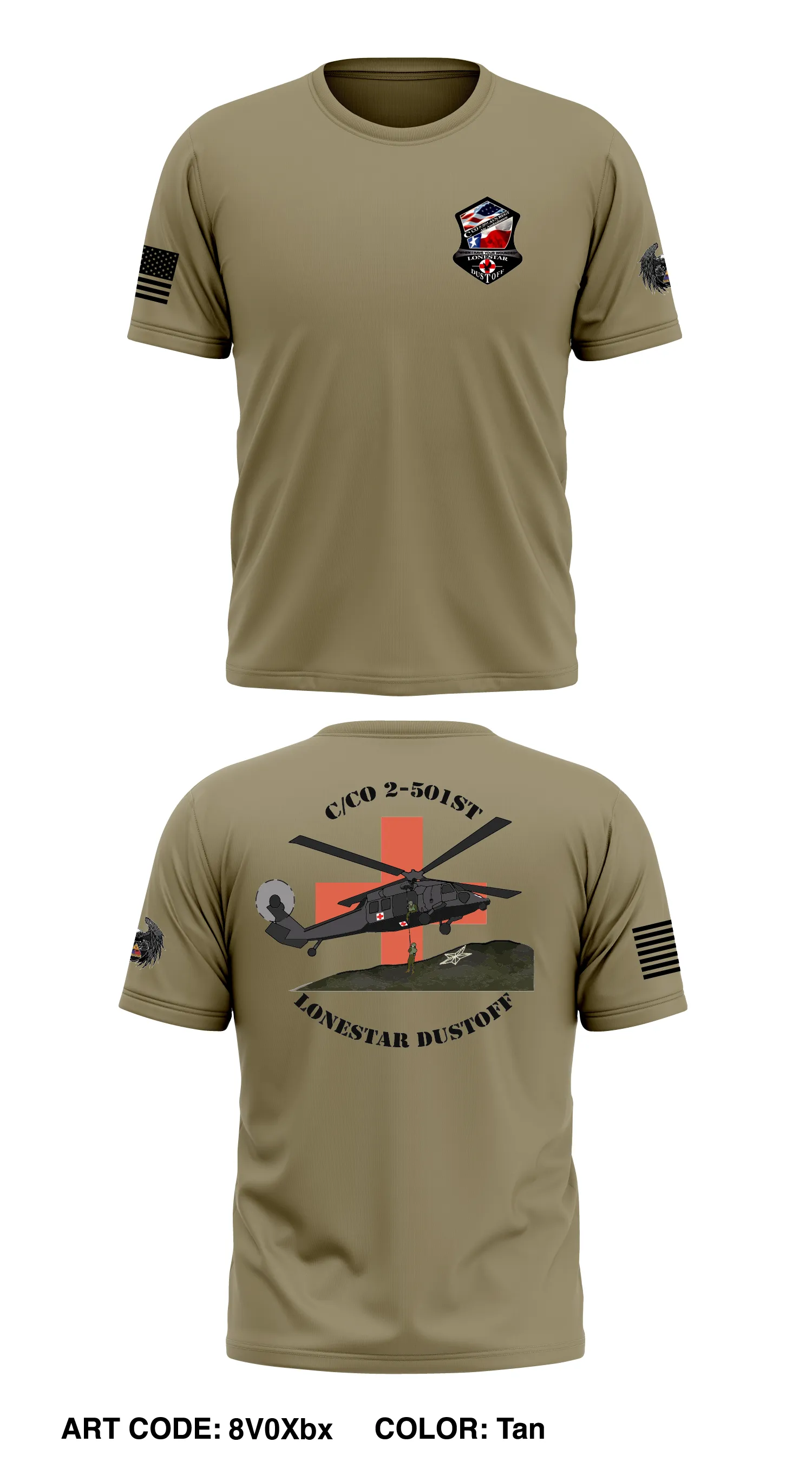 C-Co 2-501st GSAB Store 1 Core Men's SS Performance Tee - 8V0Xbx