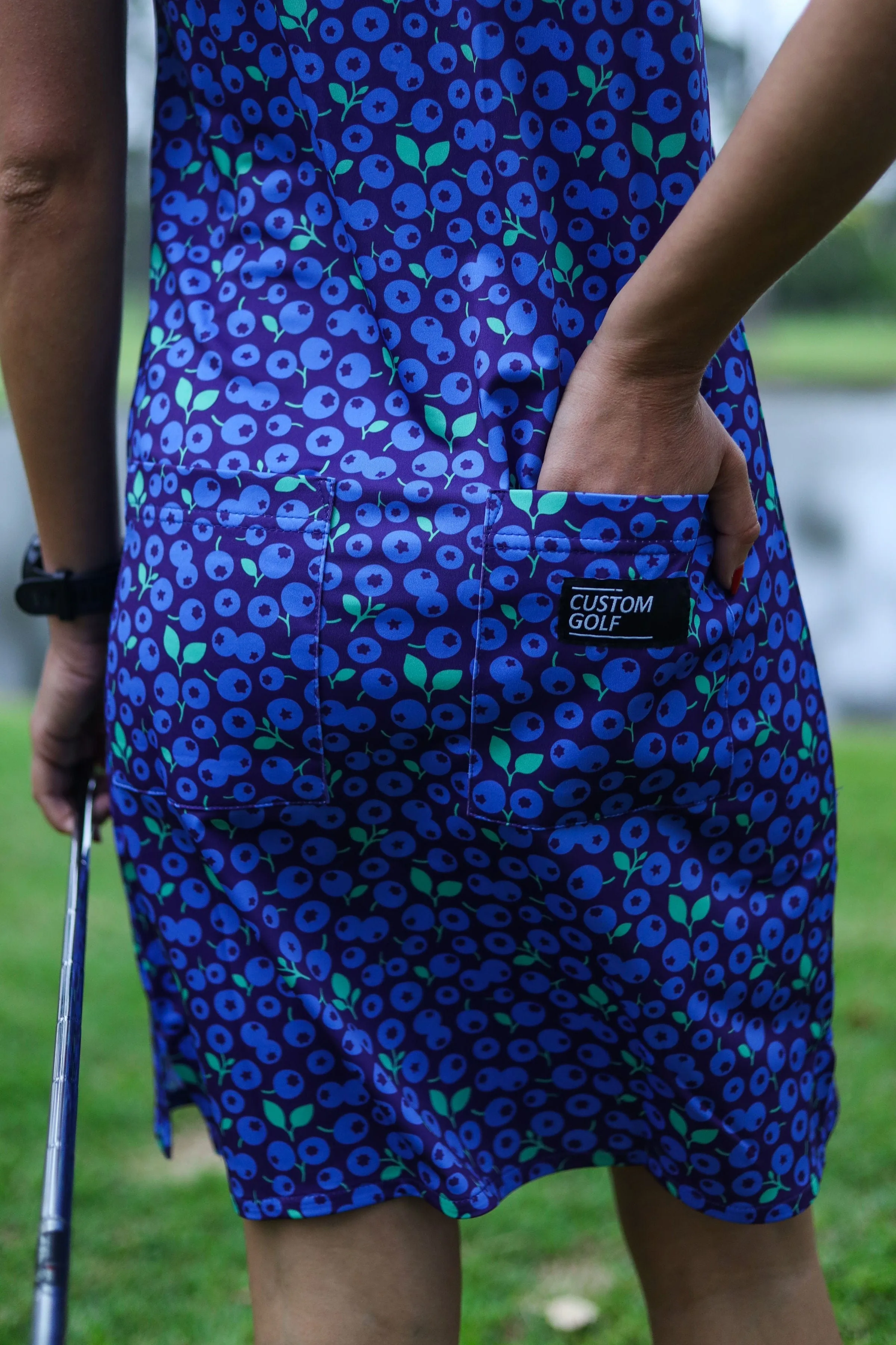 CA Funky Golf Dress | Blue Berries