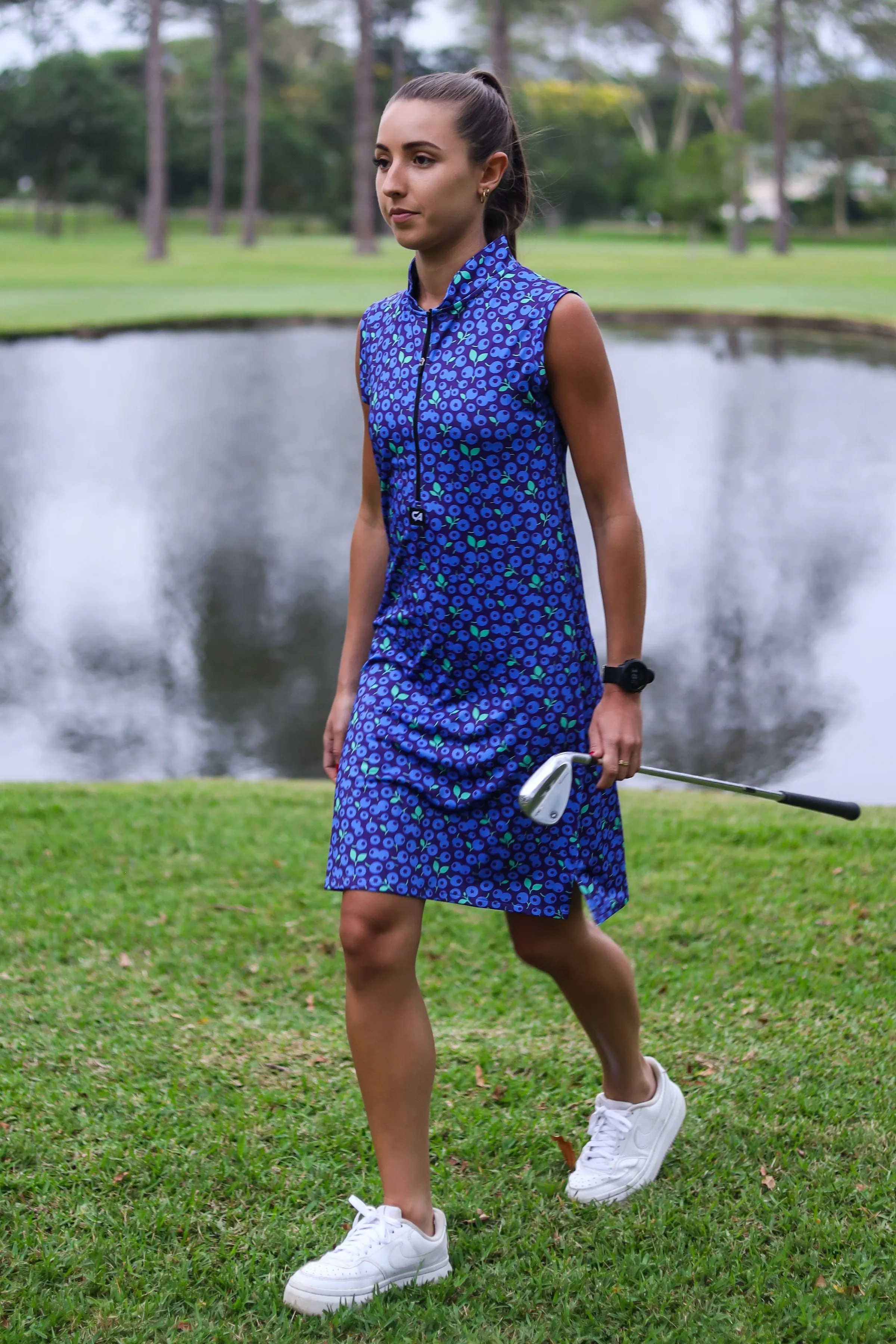 CA Funky Golf Dress | Blue Berries