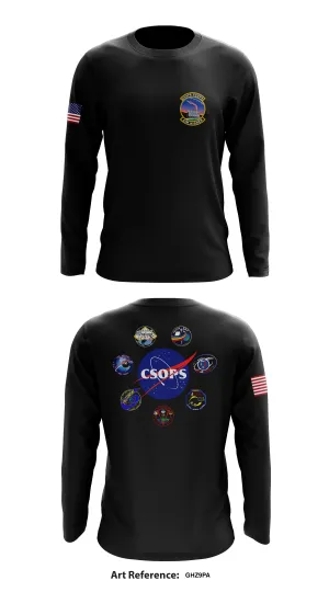 Cadet Space Operations Squadron (CSOPS) Store 1 Core Men's LS Performance Tee - gHZ9pa