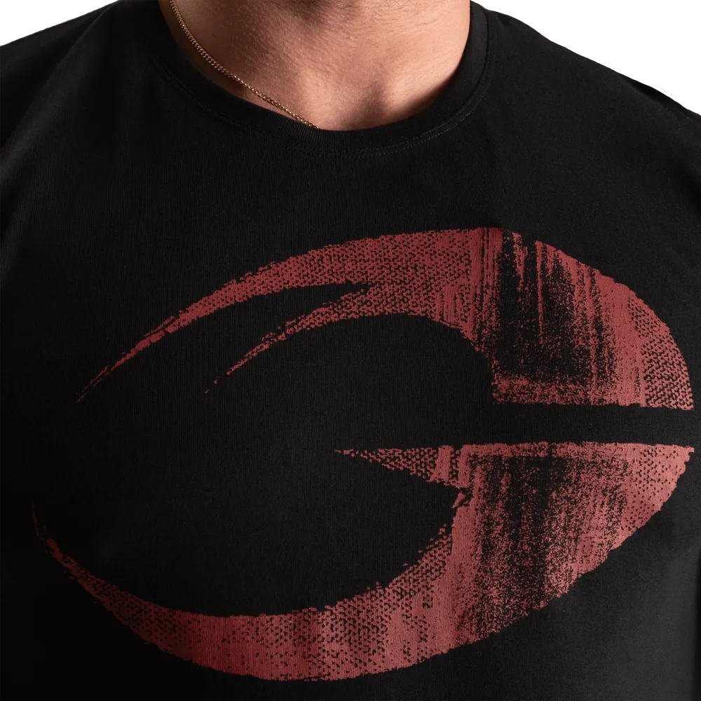 Cadet Tee - Black/Red