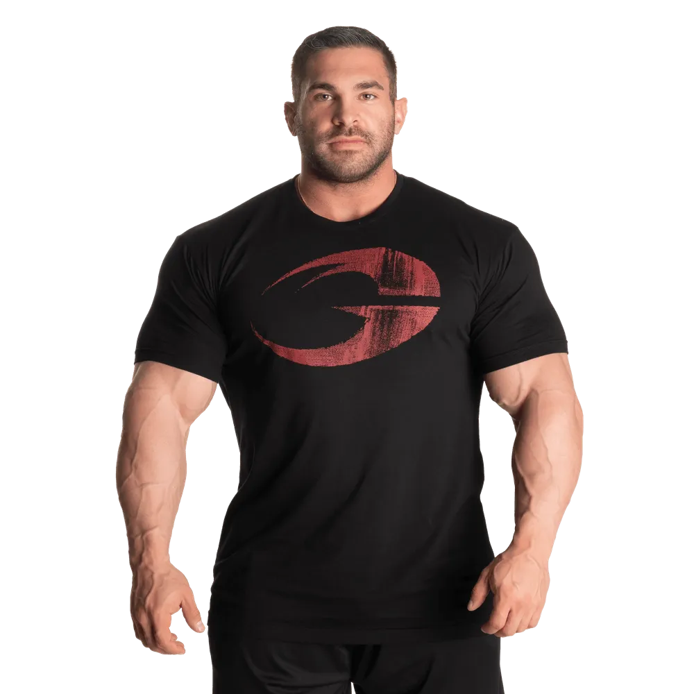 Cadet Tee - Black/Red