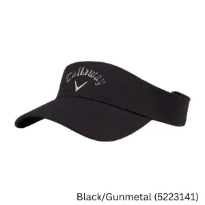 Callaway Ladies Liquid Metal Visor Black/Gunmetal (5223141)