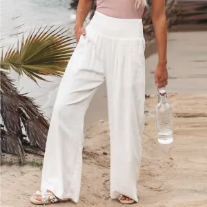 Callie - Oversized zomerbroek met elastische taille