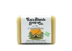 Camping Soap Bar with Hemp | Natural Insect Repellent & Biodegradable Cleanser