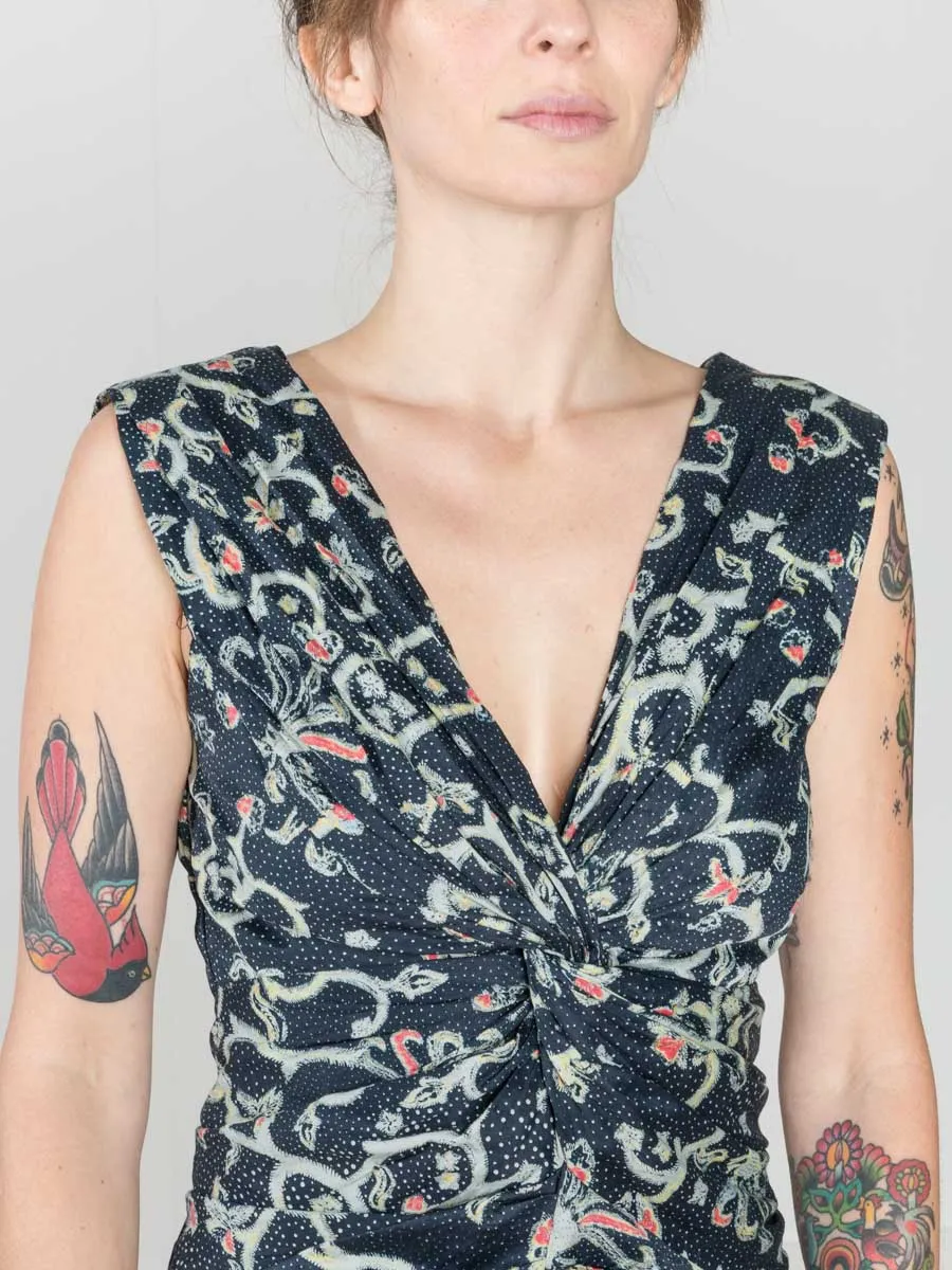 carla dress - faded black