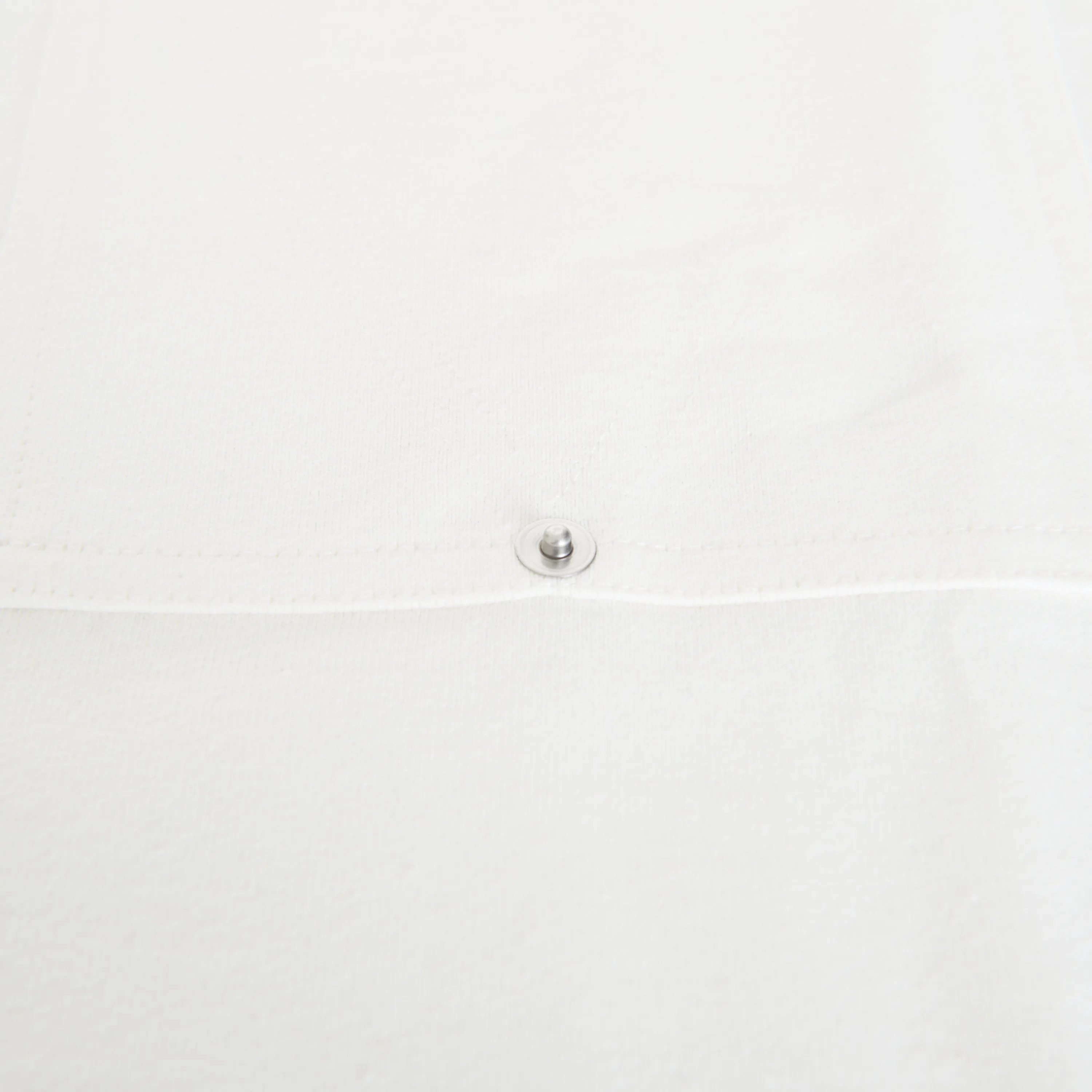 Chalk White T-Shirt - Japanese Jersey, Pocket, Loose Fit