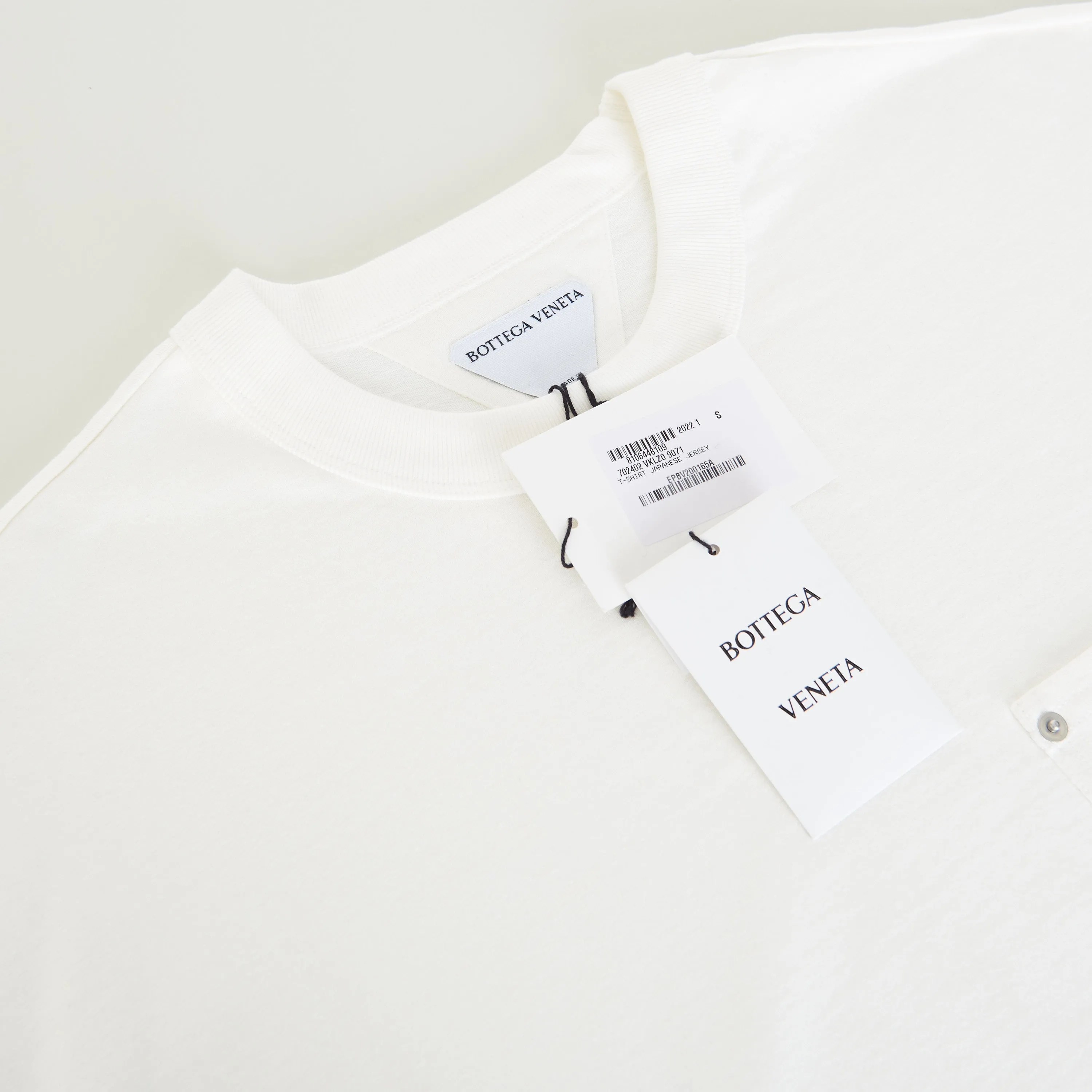Chalk White T-Shirt - Japanese Jersey, Pocket, Loose Fit