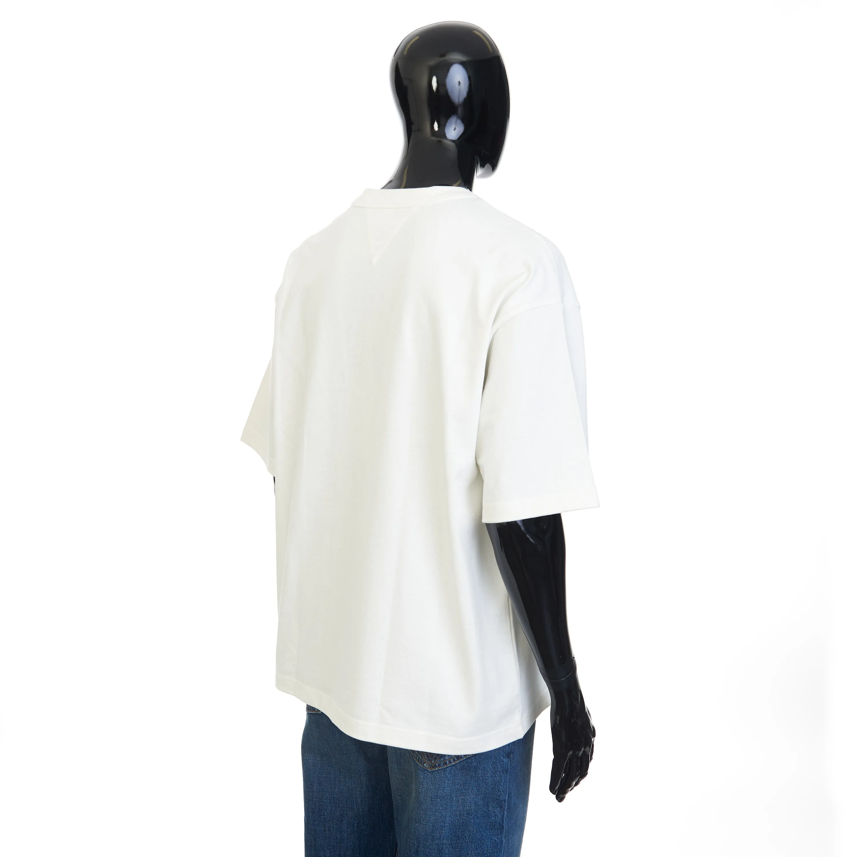 Chalk White T-Shirt - Japanese Jersey, Pocket, Loose Fit