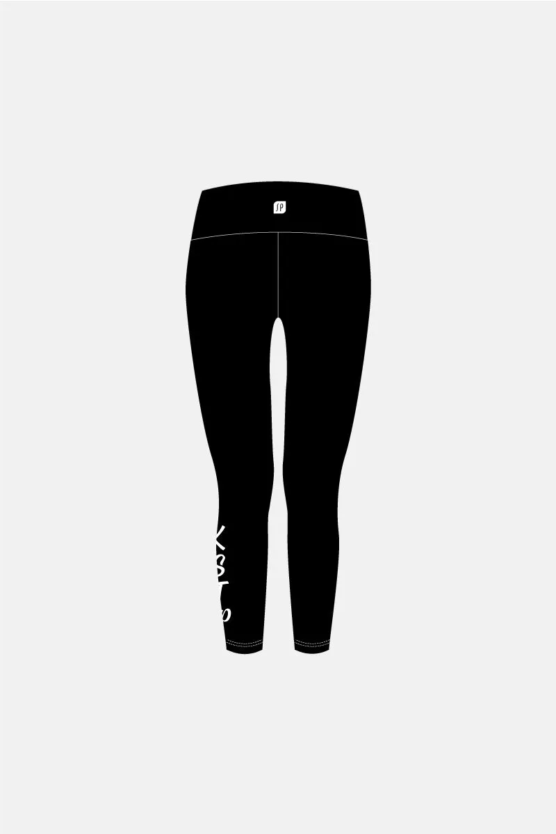 Club Merch Full Length Black Tights