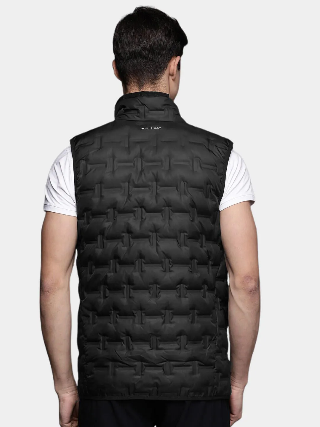 Columbia Men Black Delta Ridge Down Vest