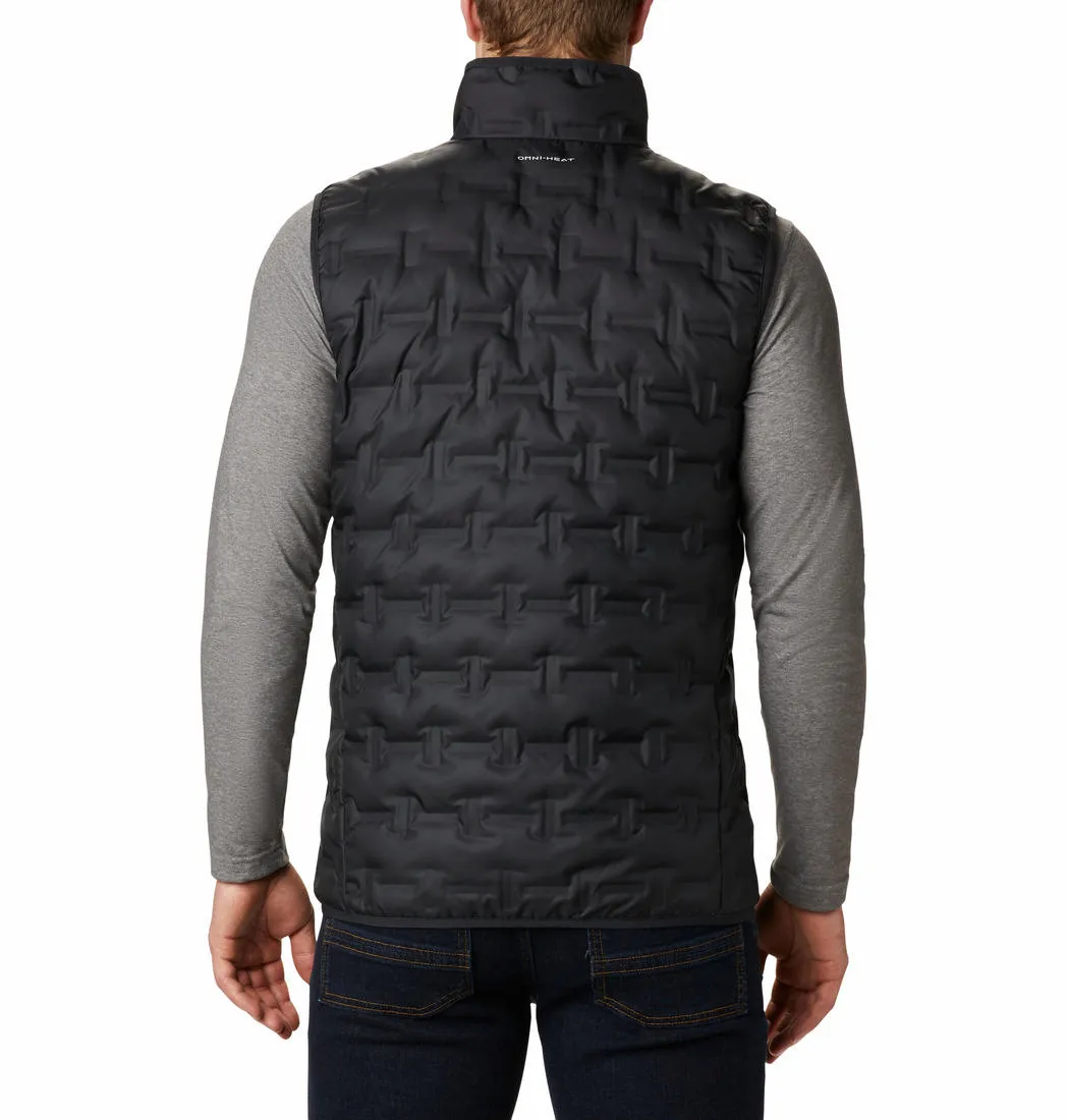 Columbia Men Black Delta Ridge Down Vest