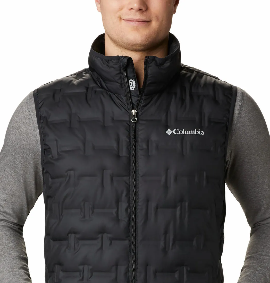 Columbia Men Black Delta Ridge Down Vest