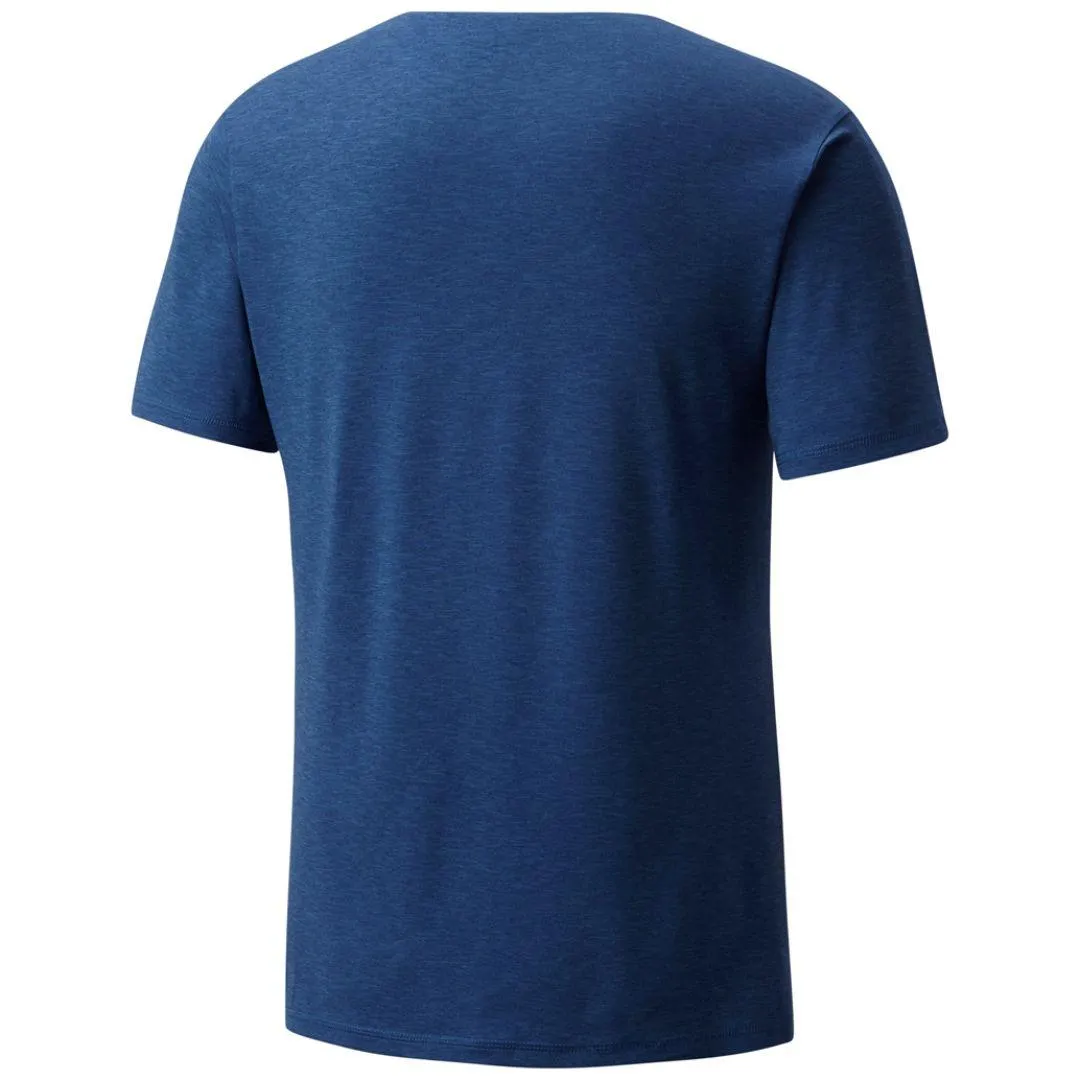 Columbia Men Blue Tech Trail Vneck T-Shirt