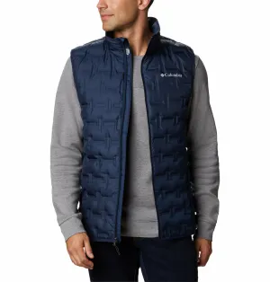 Columbia Men Navy Blue Delta Ridge Down Vest