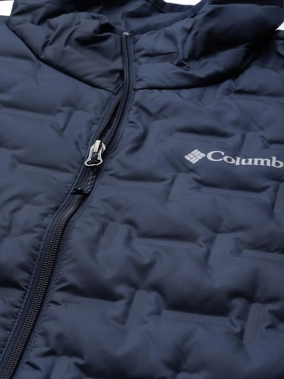 Columbia Men Navy Blue Delta Ridge Down Vest